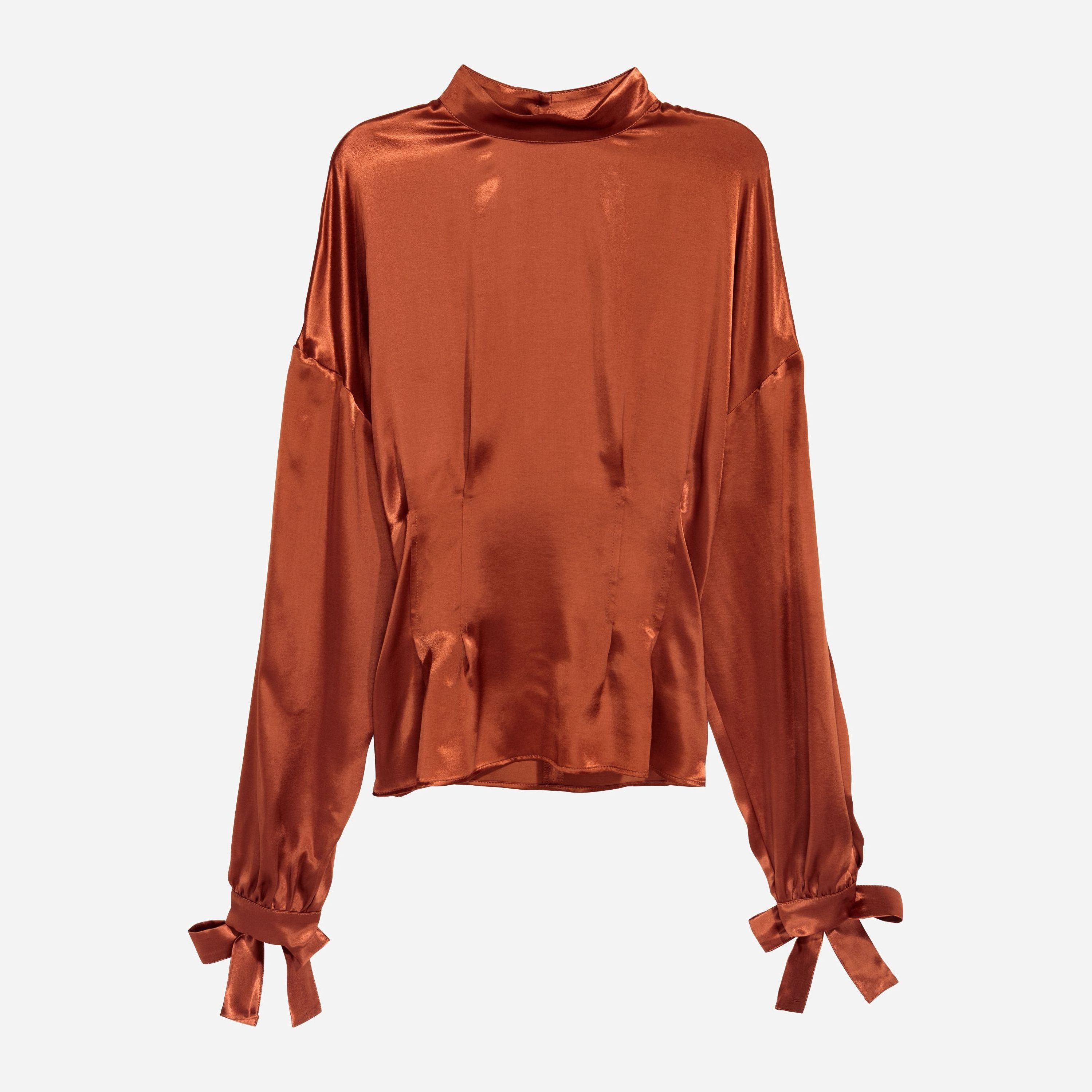 

Блузка H&M 5703776-ACVE 34 Коричневая