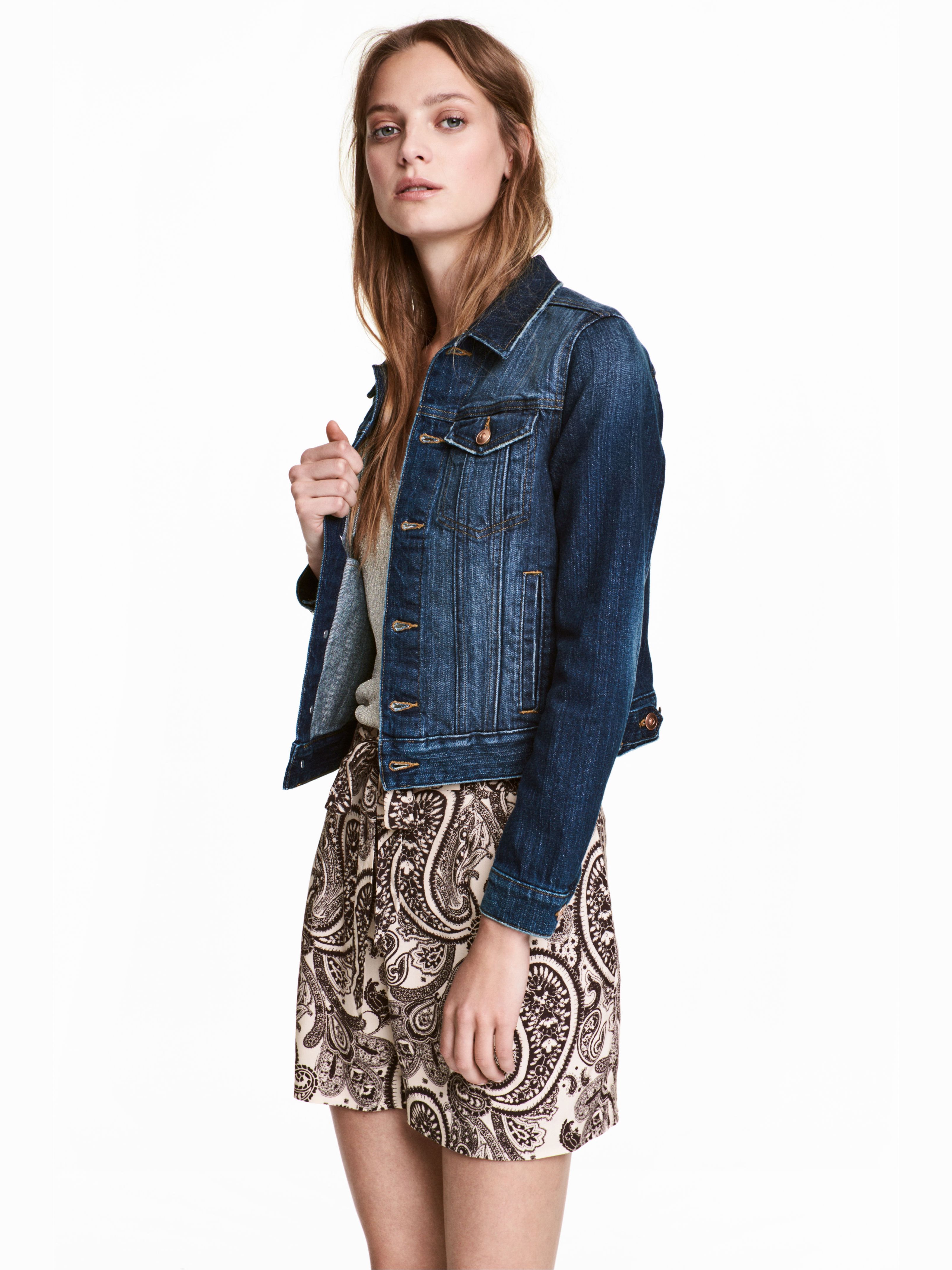 

Ветровка H&M 4980446-AAQJ 38 Темно-синяя