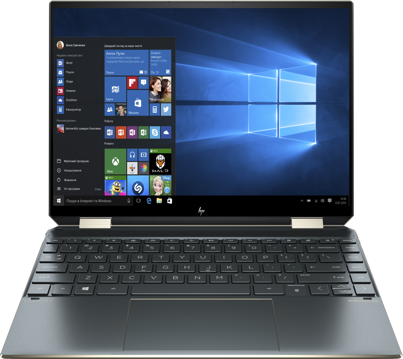 

Ноутбук HP Spectre x360 Convertible 14-ea0004ur (316F2EA) Poseidon Blue