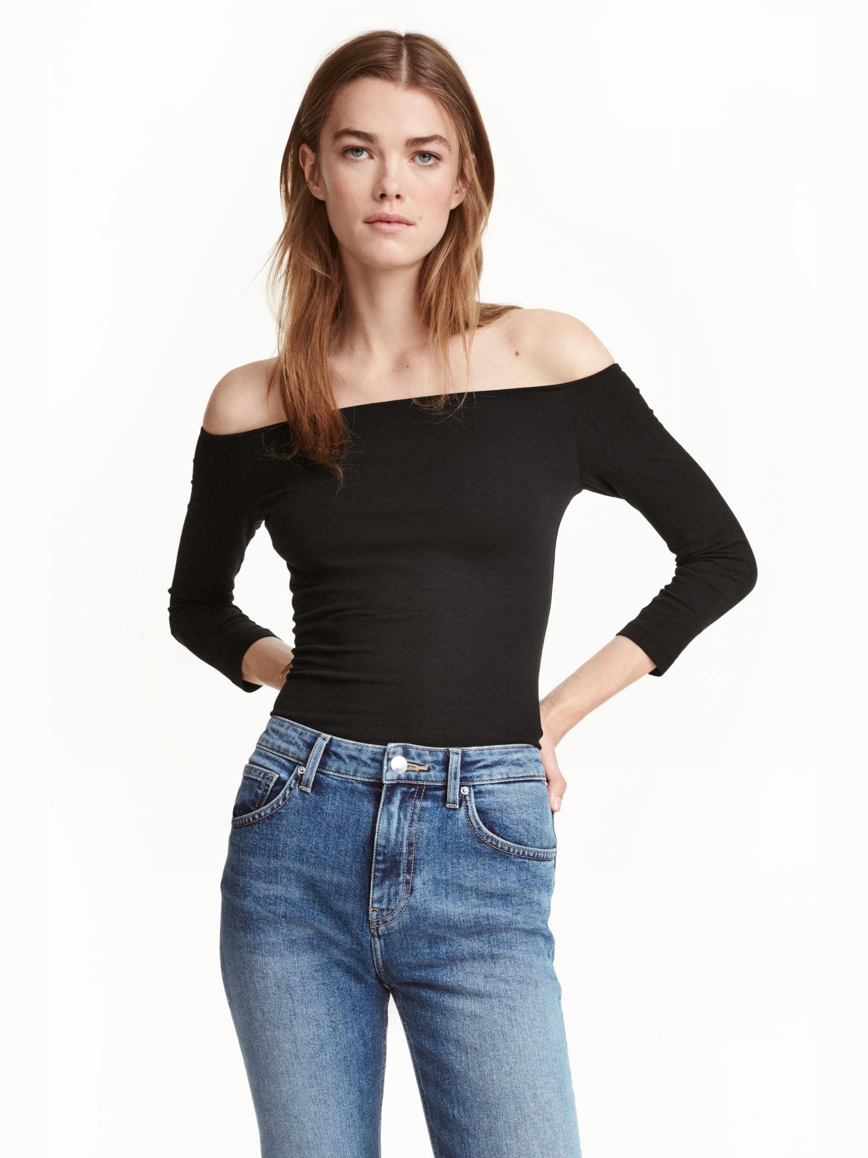

Топ H&M 3358802-AAAD XL Черный