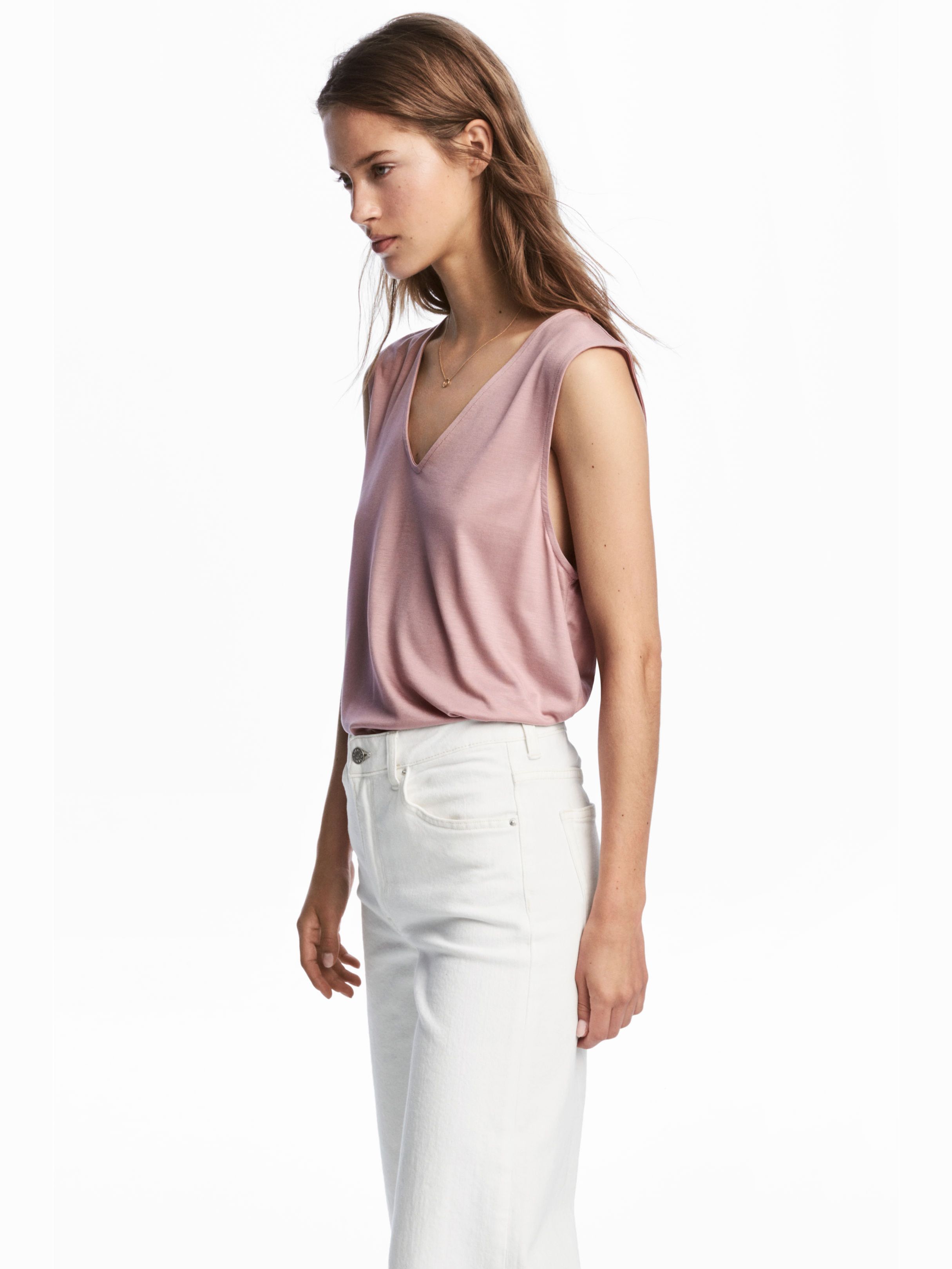 

Майка H&M 4940515-ACWG S Розовая