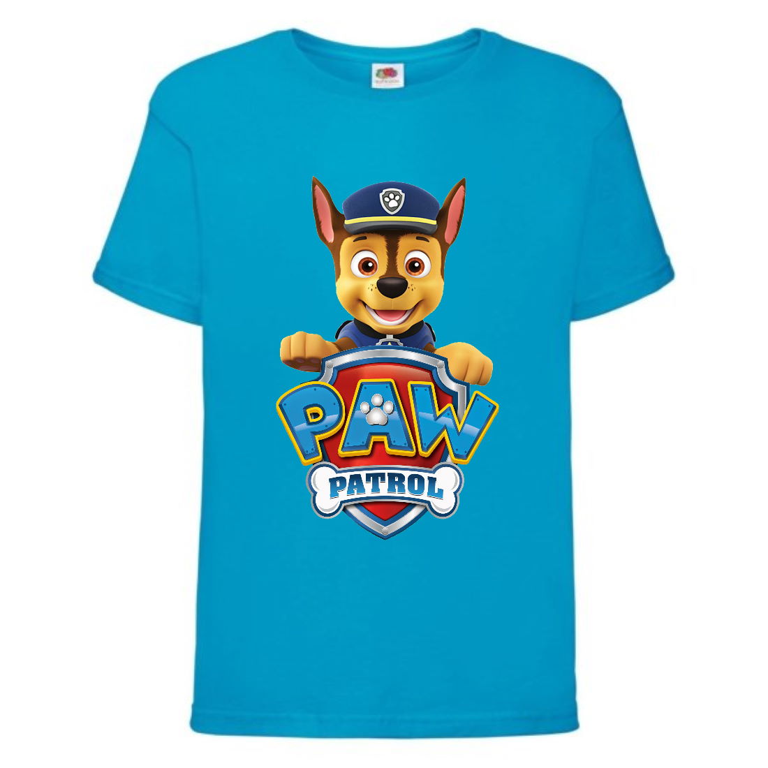 

Футболка детская Щенячий патруль (Paw Patrol) голубая (racer-blue) размер 116 см
