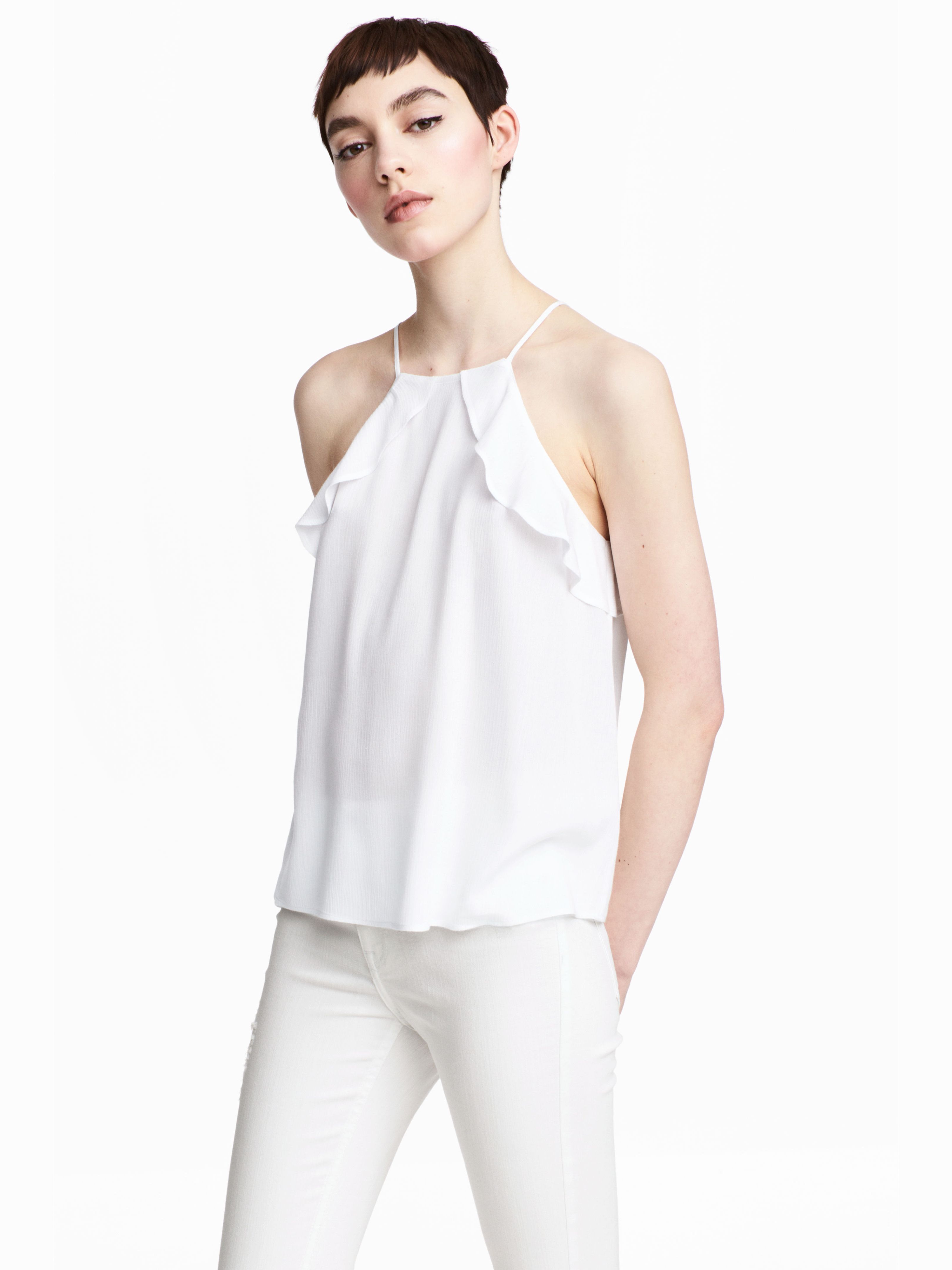 

Топ H&M 4801065-ABAK 42 Молочный