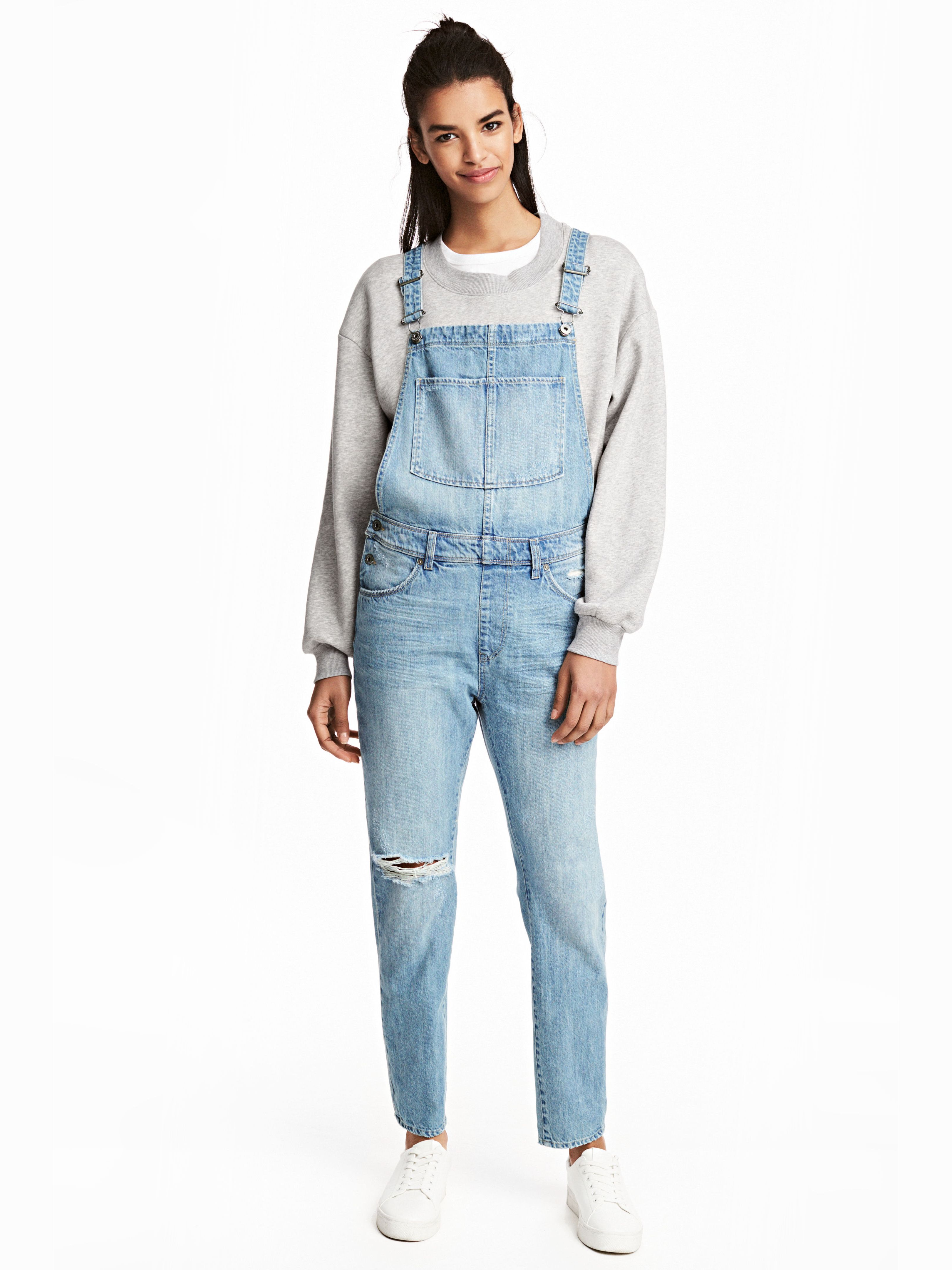 

Полукомбинезон H&M 4260195-ACWM 34 Светло-голубой