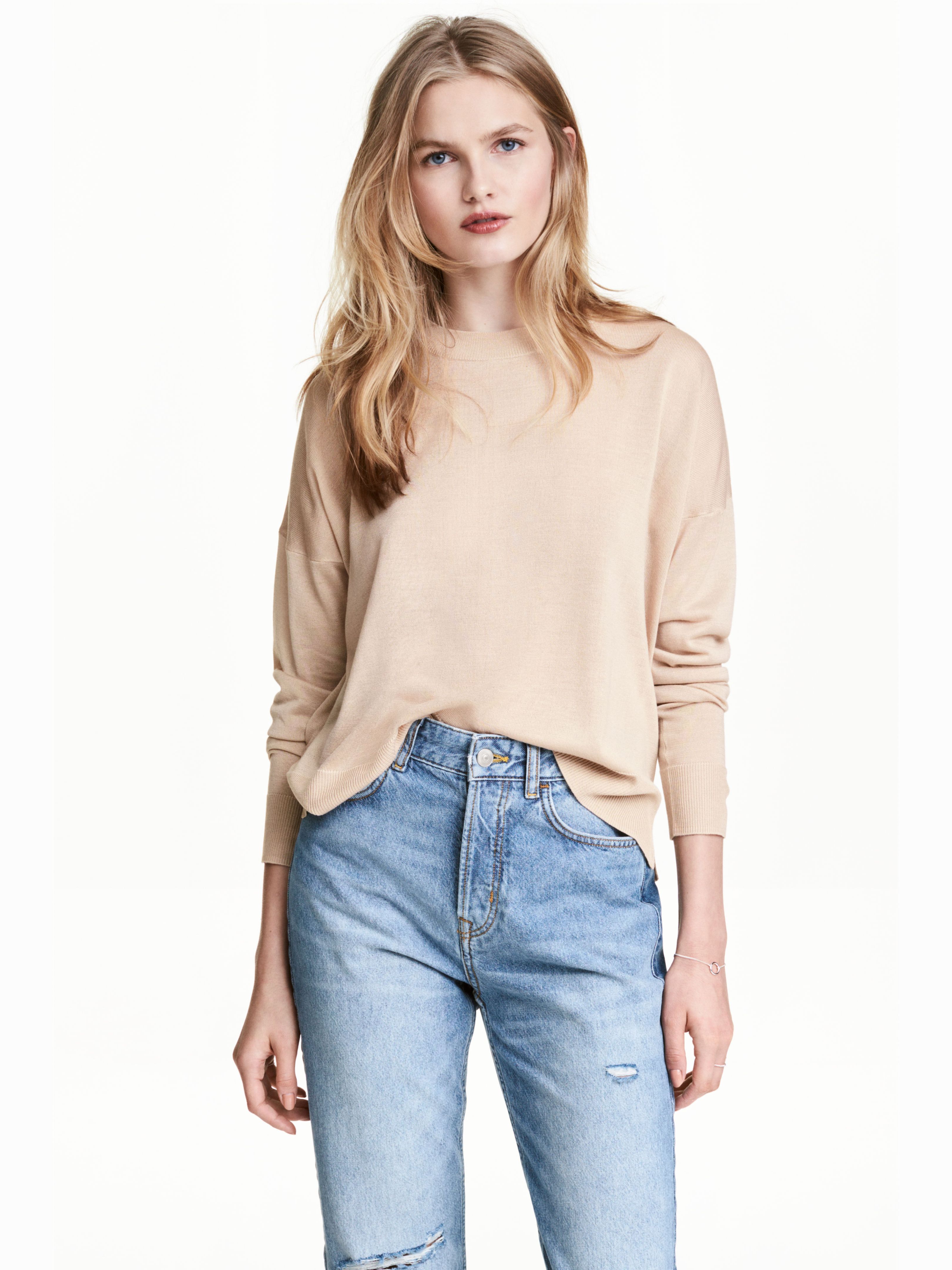 

Джемпер H&M 4795555-ACTQ M Бежевый