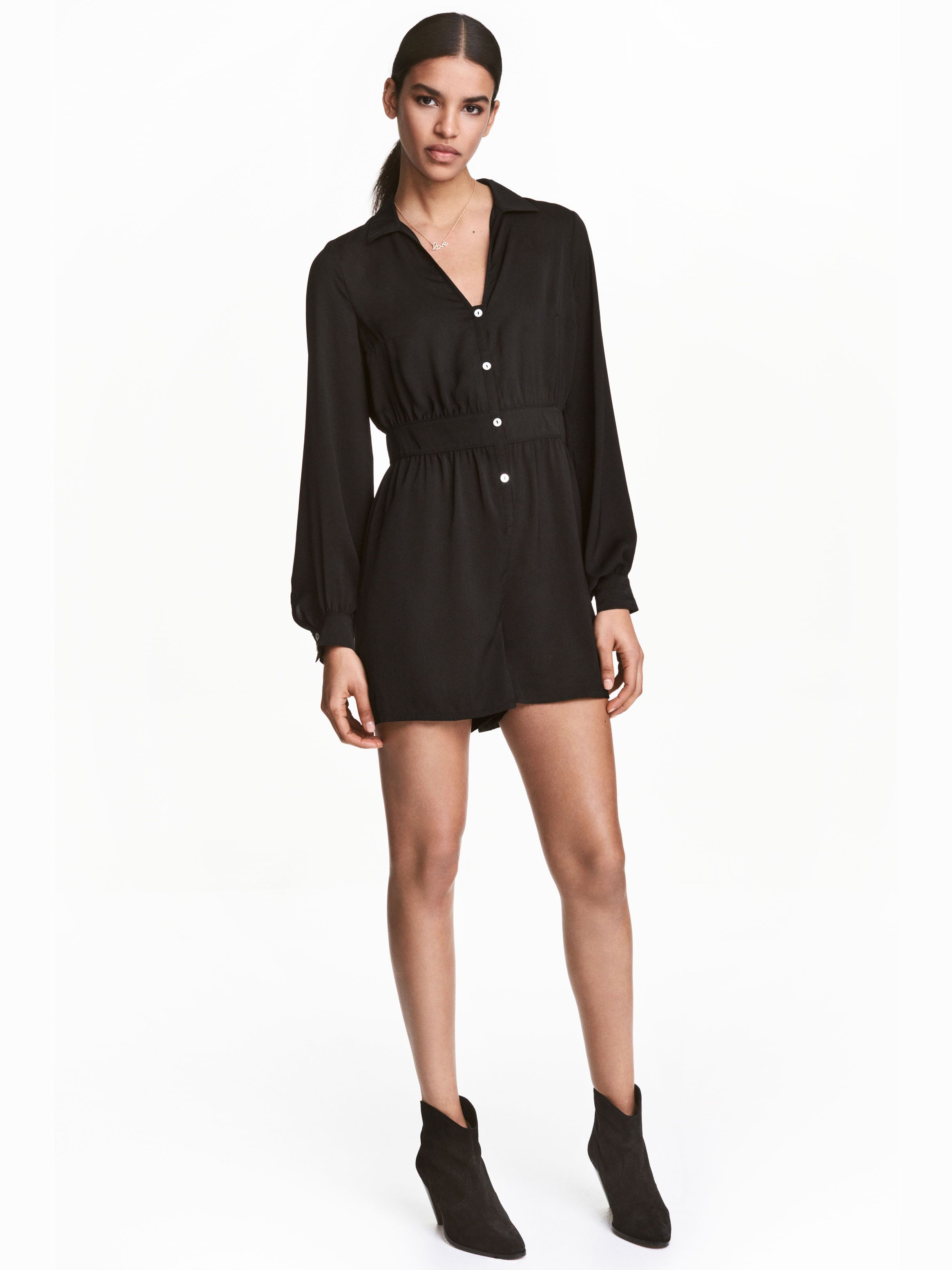 

Комбинезон H&M 4572055-AAAD 44 Черный