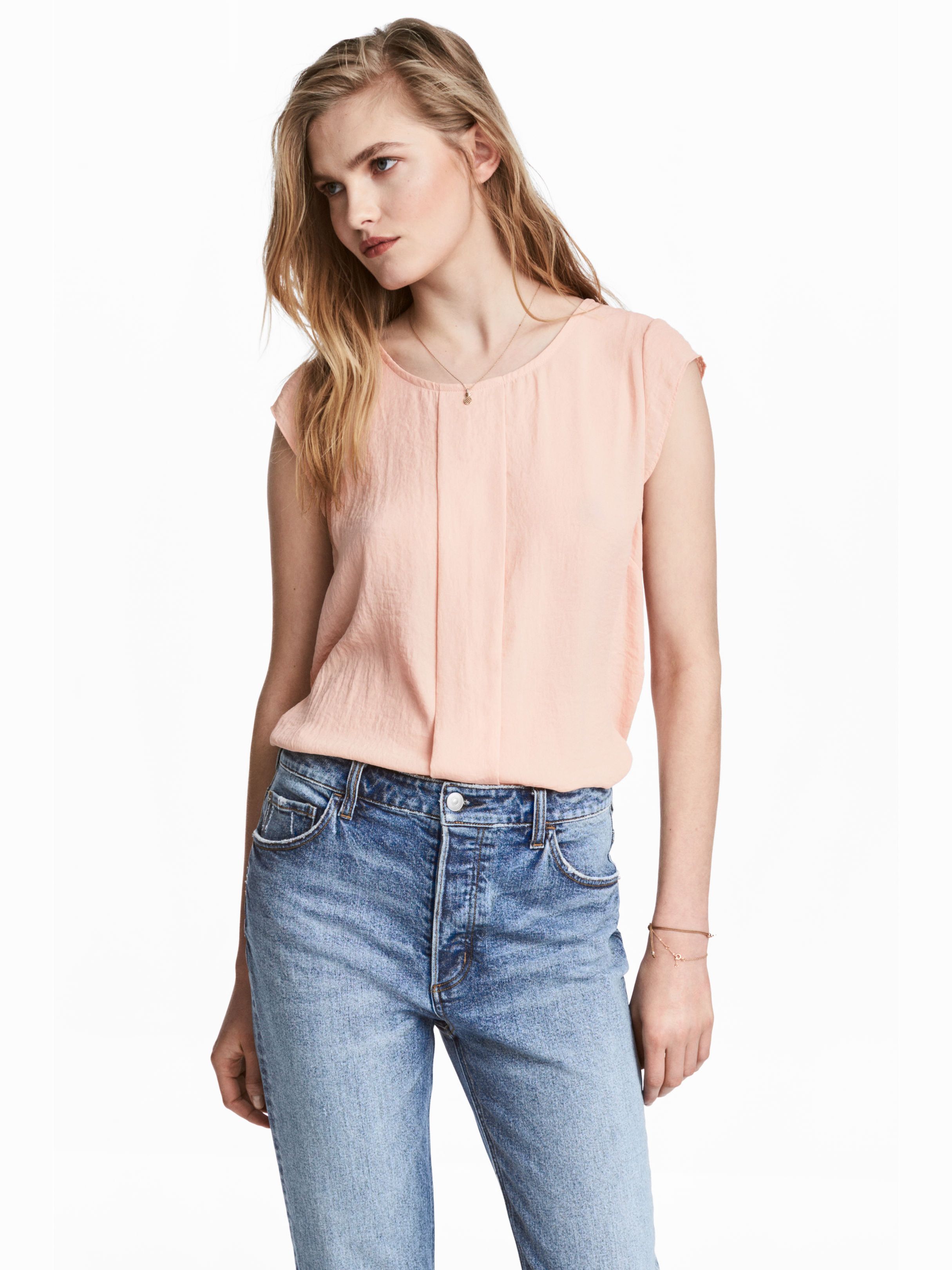 

Блузка H&M 4778505-ACTQ M Бежевая