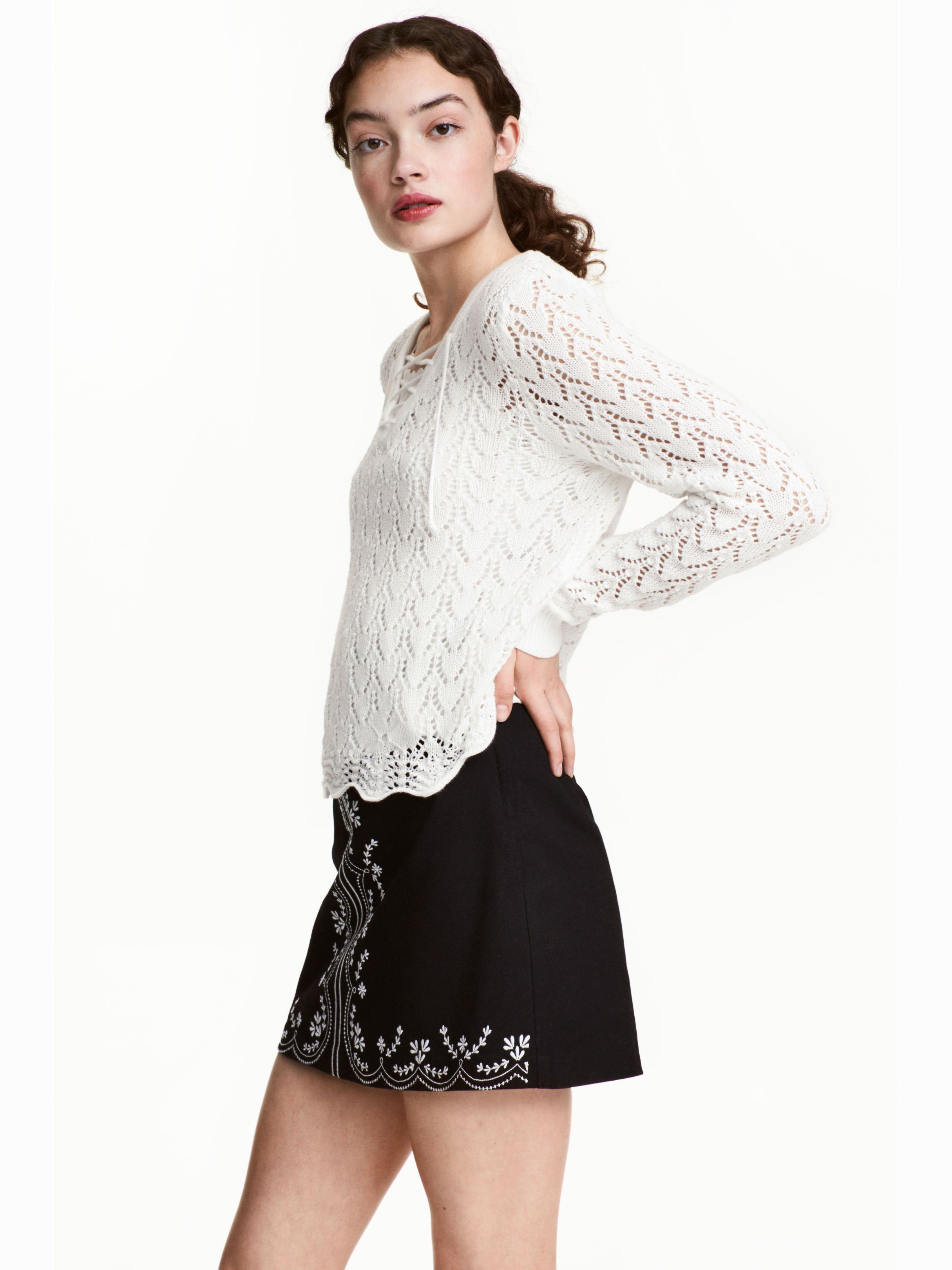 

Джемпер H&M 4760375-ACTS S Белый