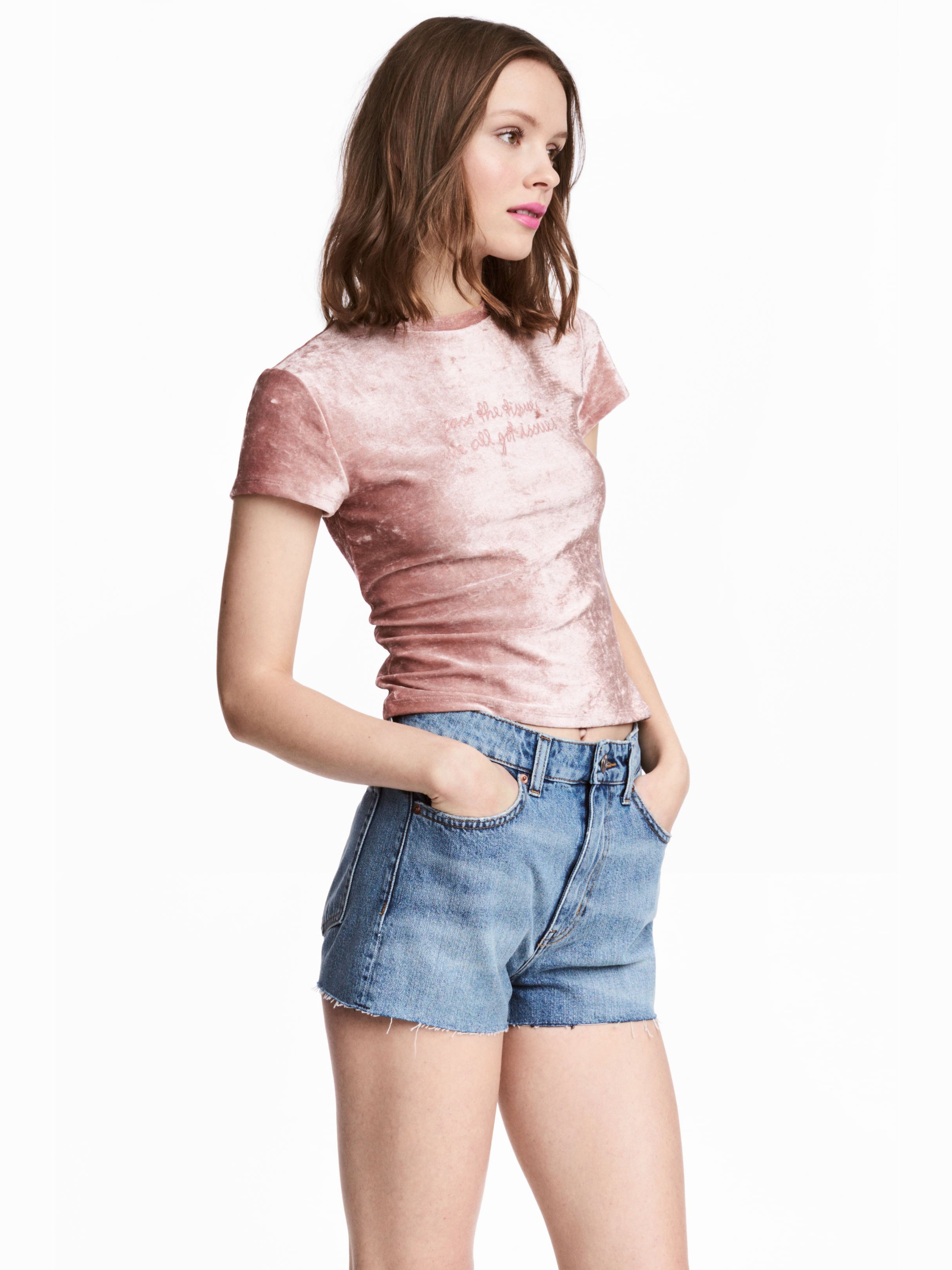 

Топ H&M 5229715-ACWG XL Розовый