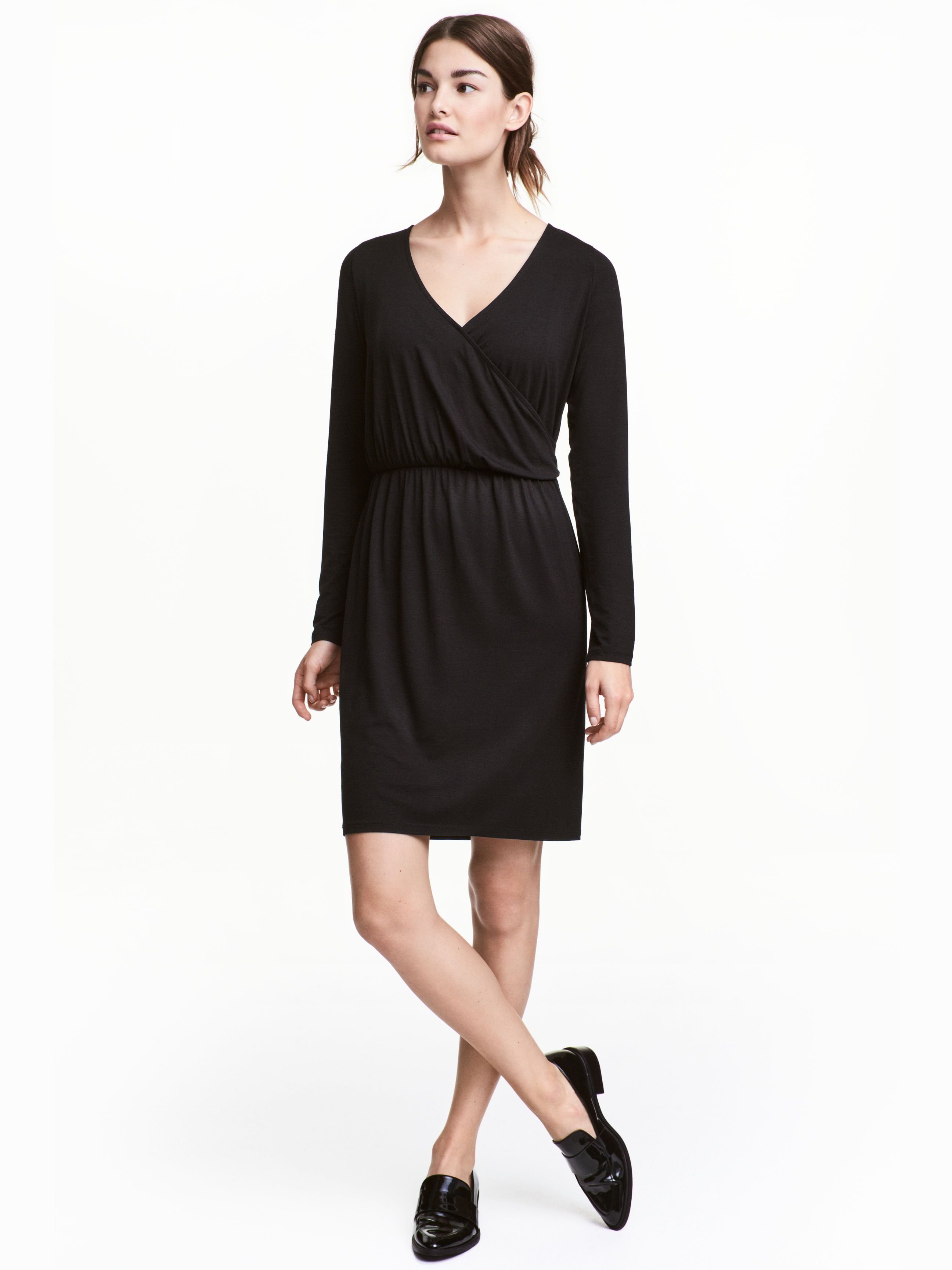 

Платье для беременных H&M Mama 4123634-AAAD S Черное