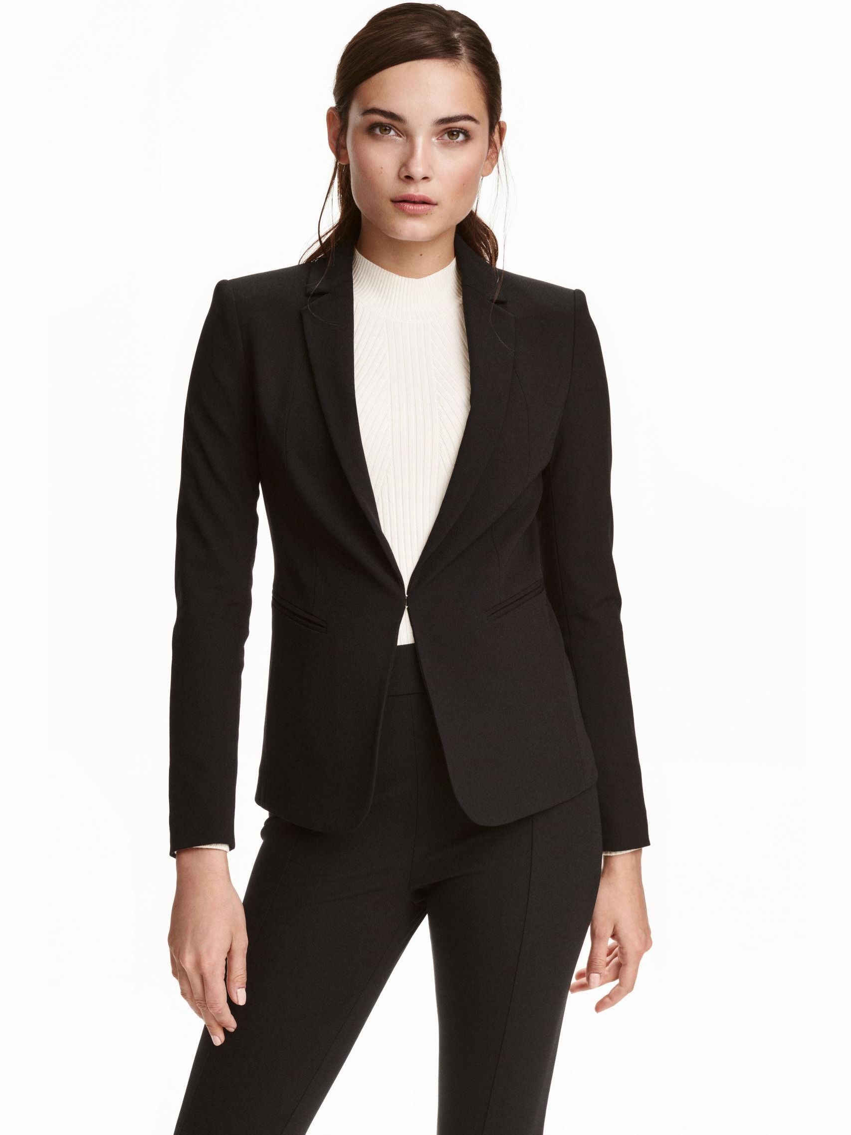 

Жакет H&M 4095954-AAAD 32 Черный
