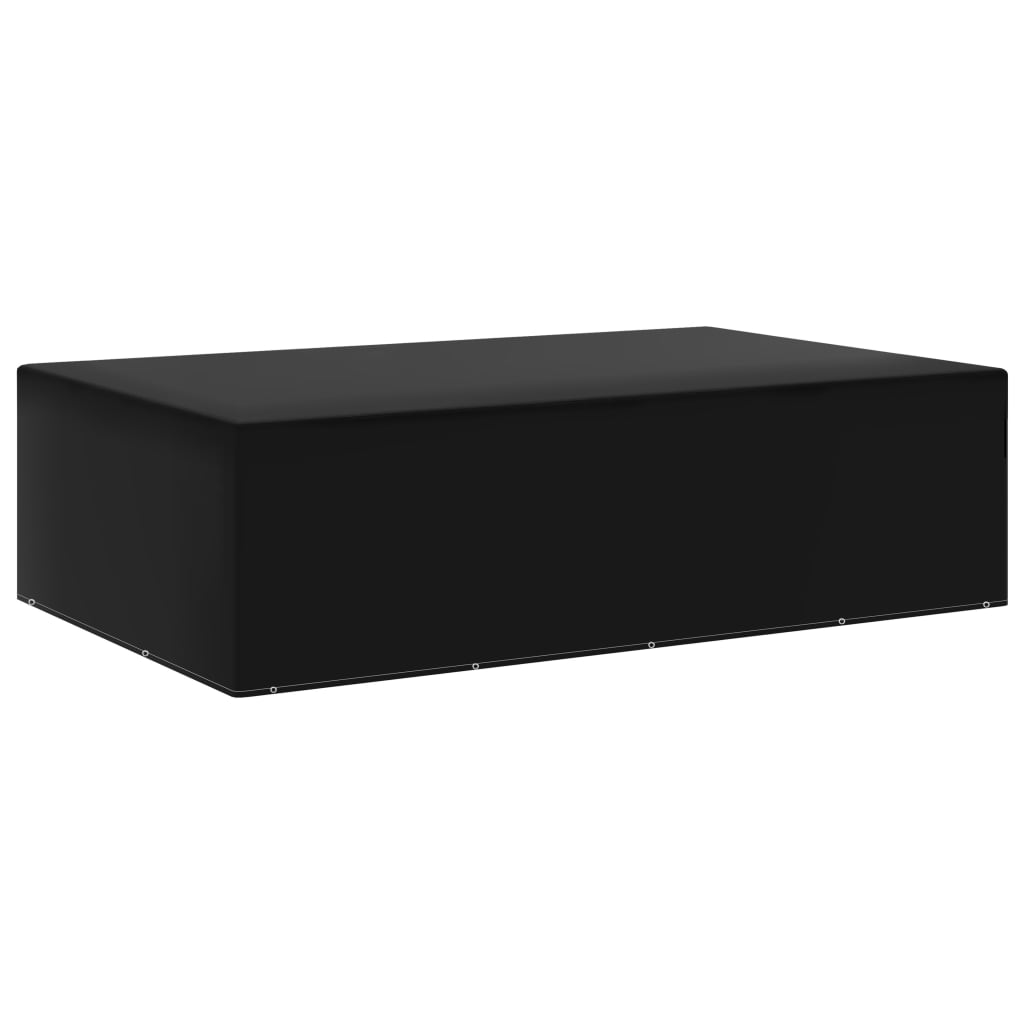 

Чохол для садових меблів 205x325x90 см Shumee чорний 48638