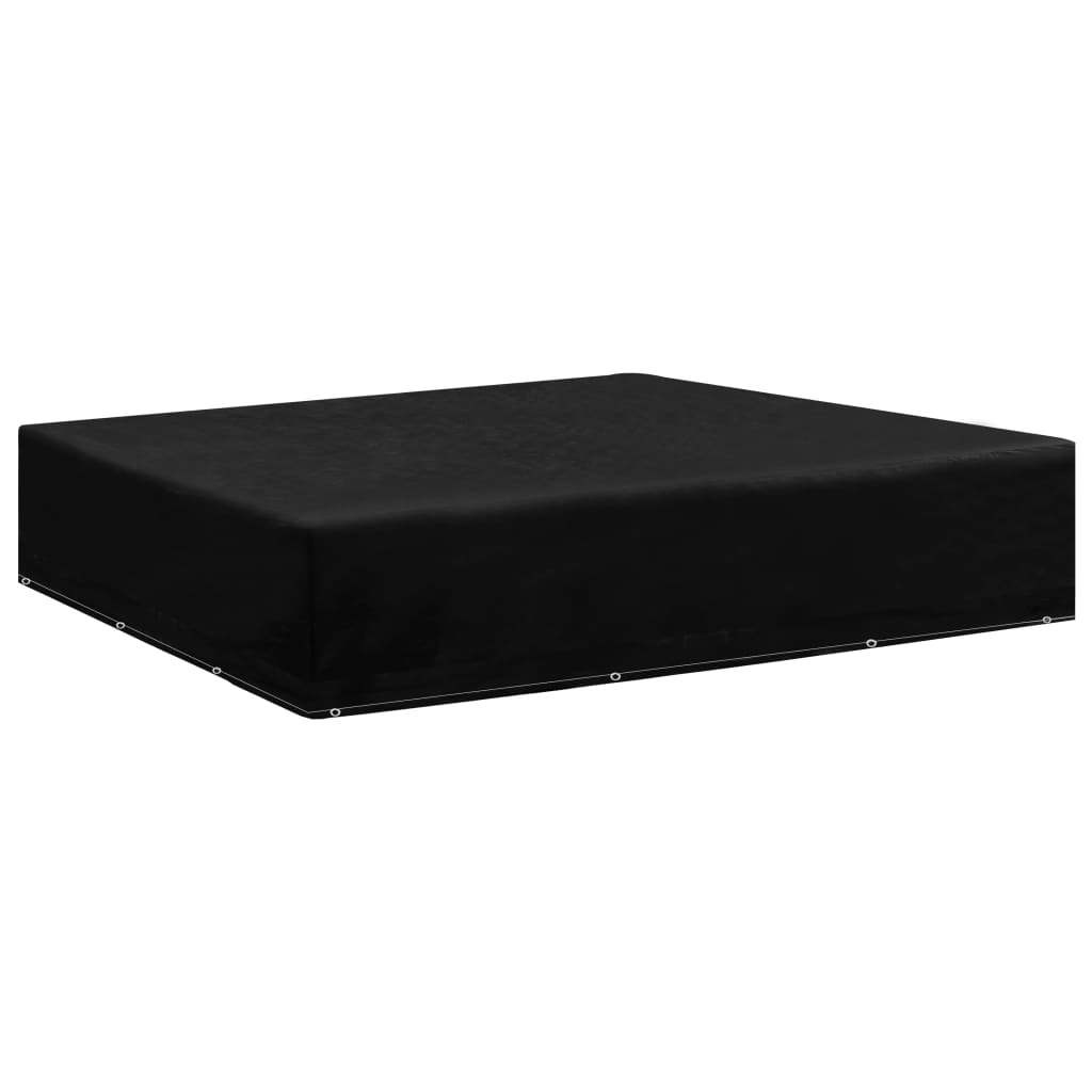 

Чохол для садових меблів 250x250x70 см Shumee чорний 48633