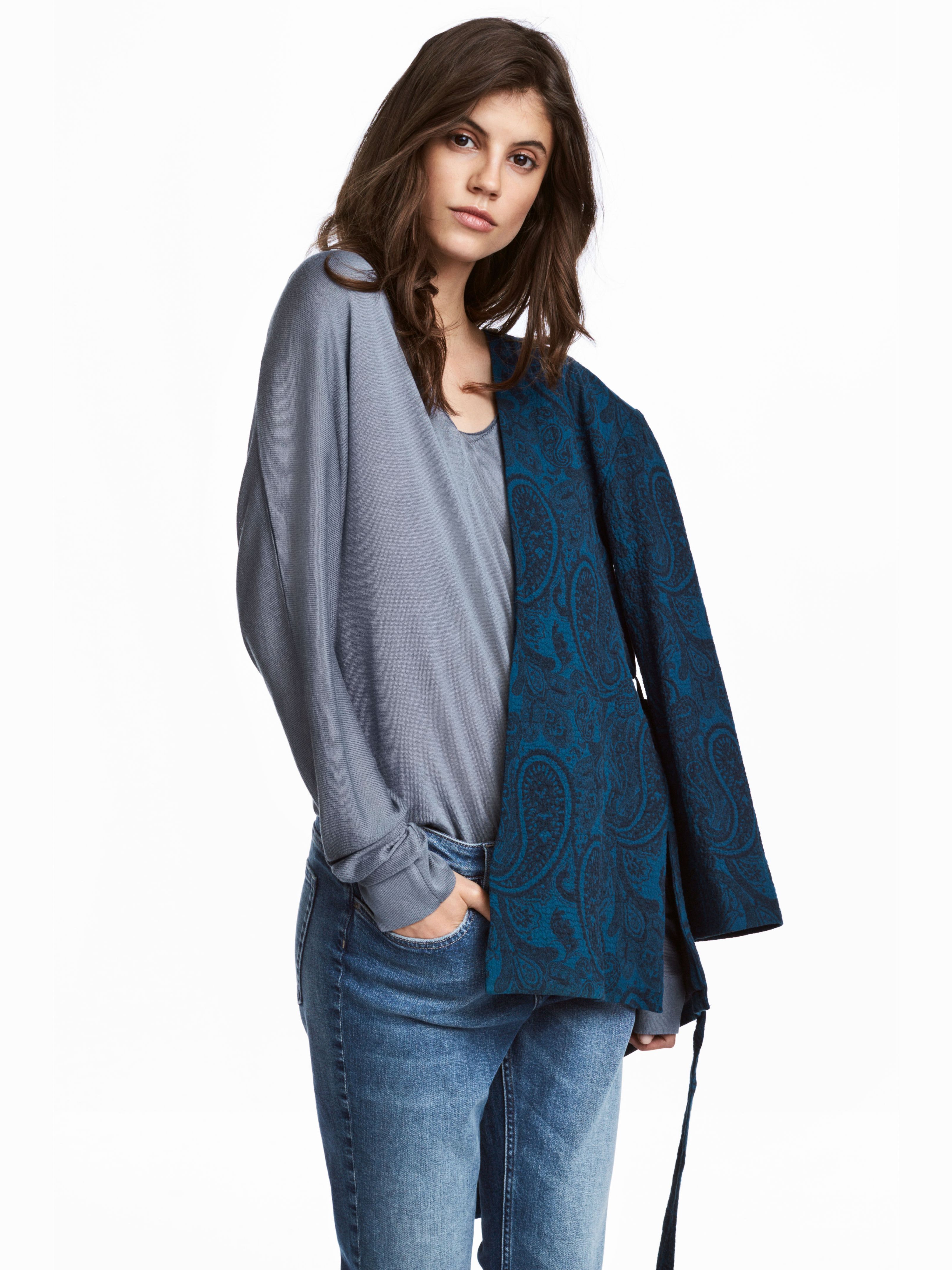 

Лонгслив H&M 5223736-ACWX S Светло-синий