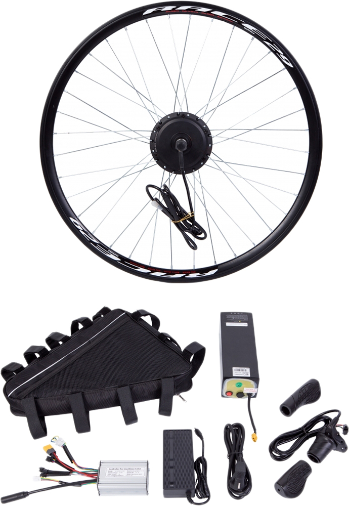 

Электрический велонабор Velotrade Мотор-колесо 29" передний редуктор 350 Вт 36 В 10 А·ч 17 A (EBK-011)