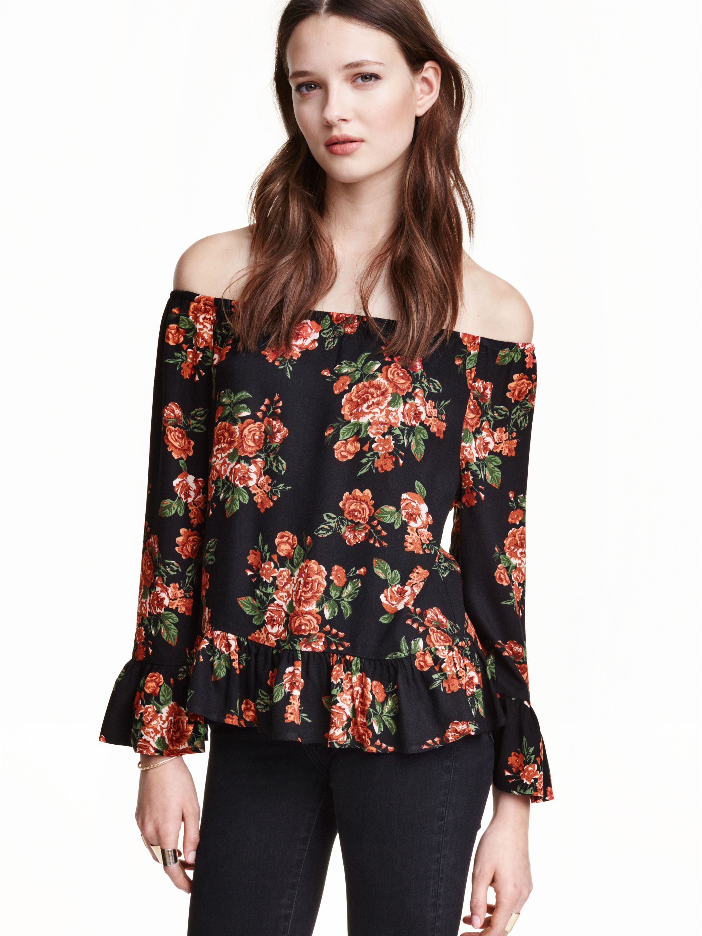 

Блузка H&M 3672703-ACOZ 32 Черная
