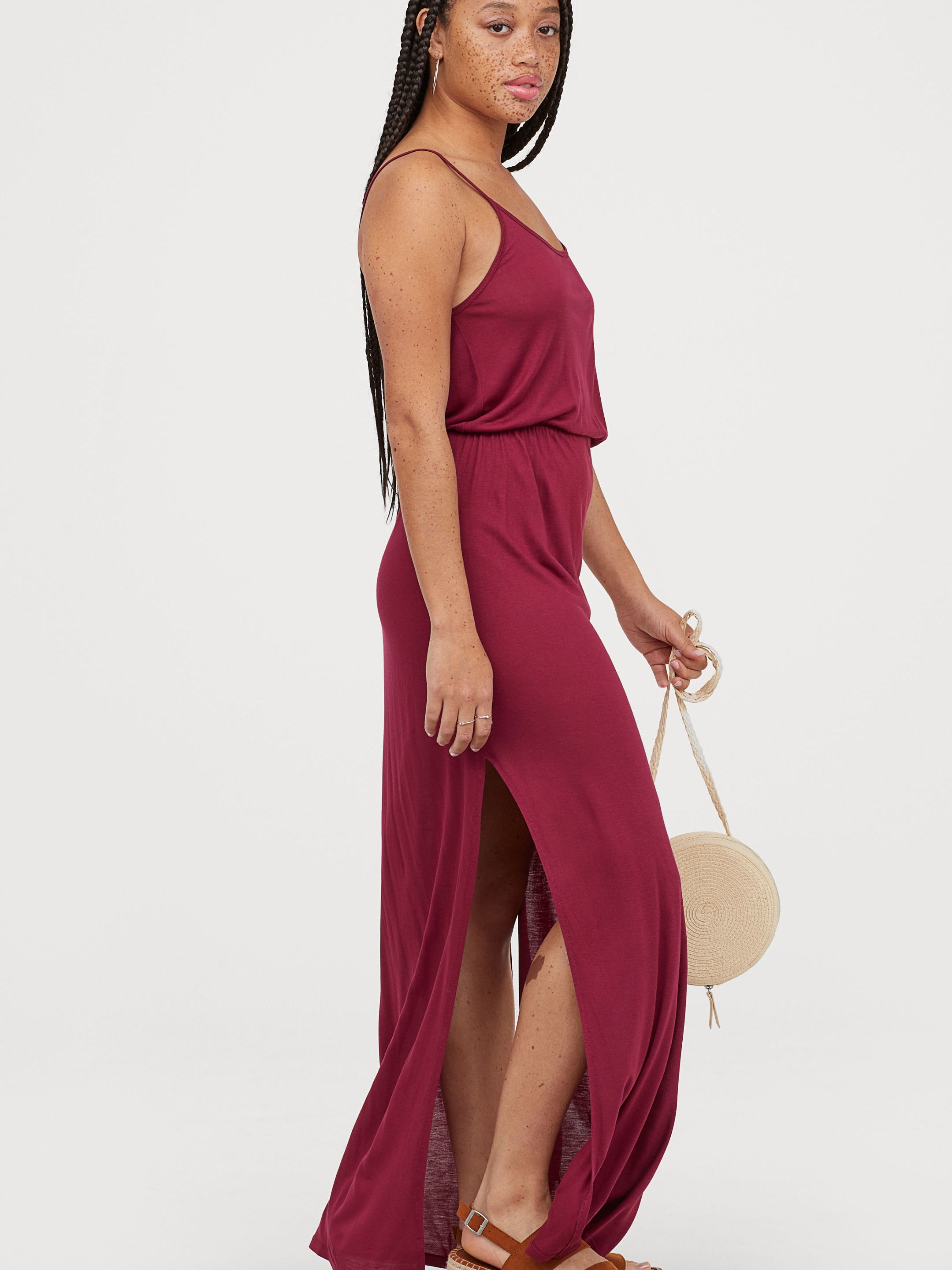 

Платье H&M 2126297-ACUK M Бордовое