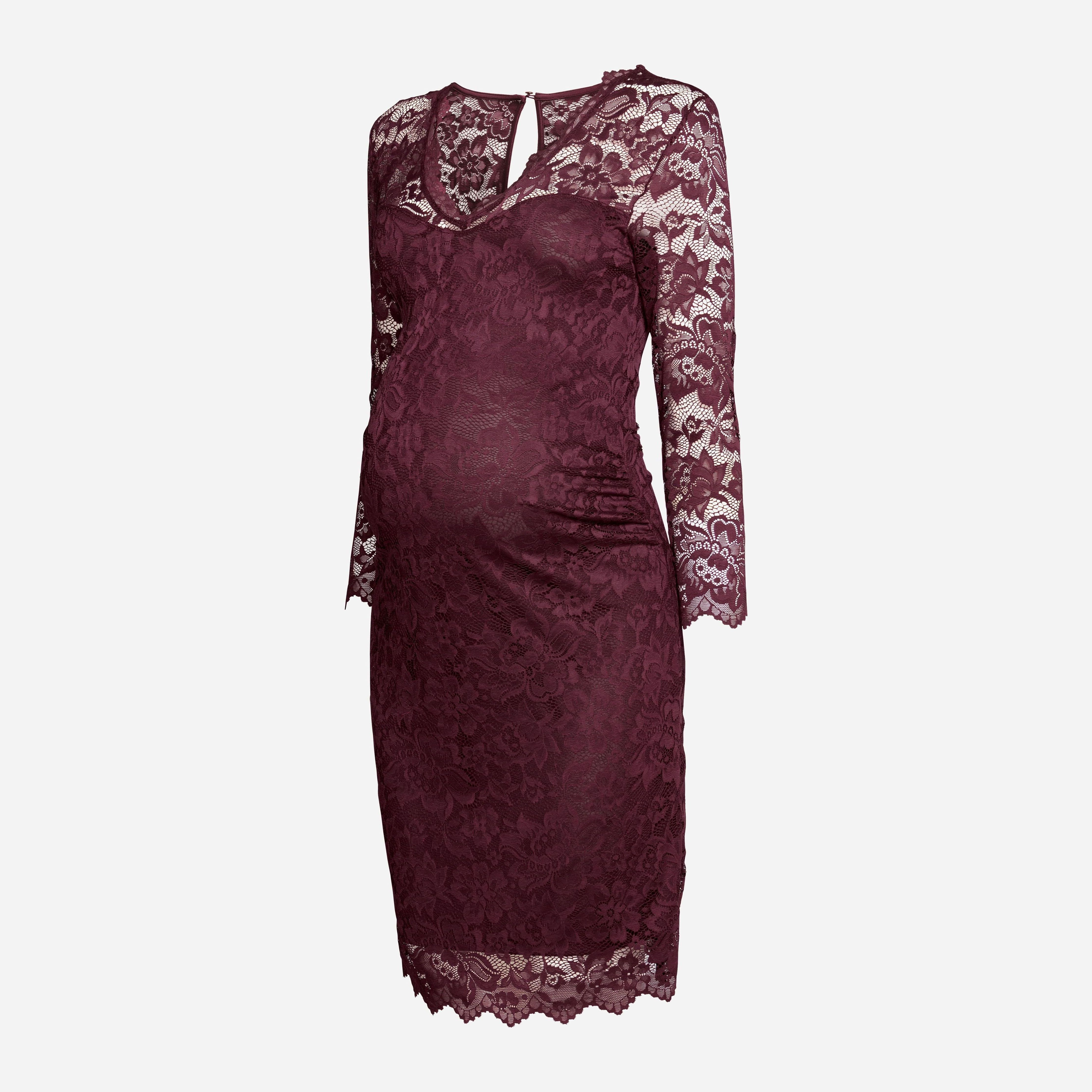 

Платье для беременных H&M 5586906-ACUK S Бордовое