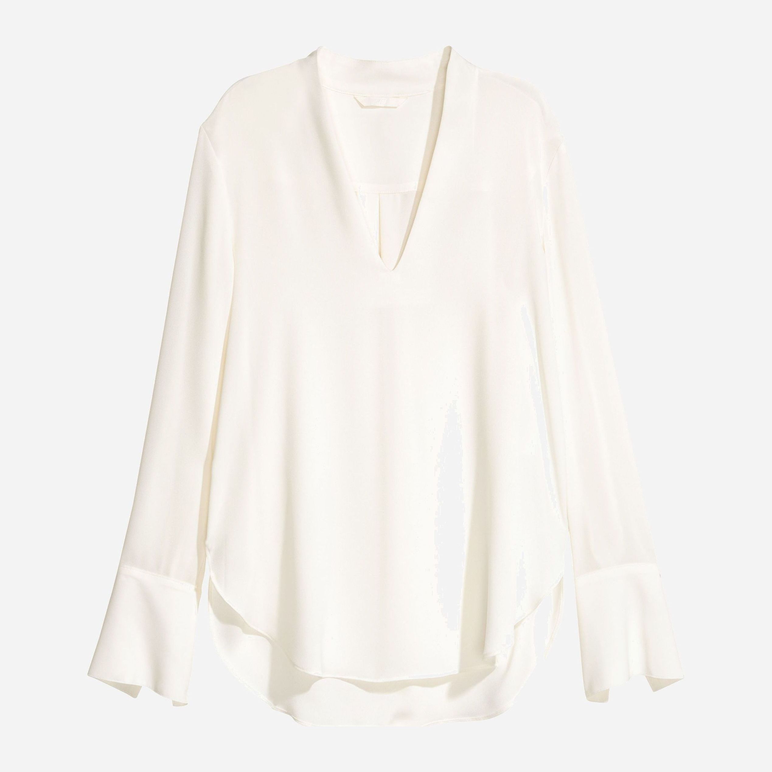 

Блузка H&M 5563797-ABAK 38 Молочная