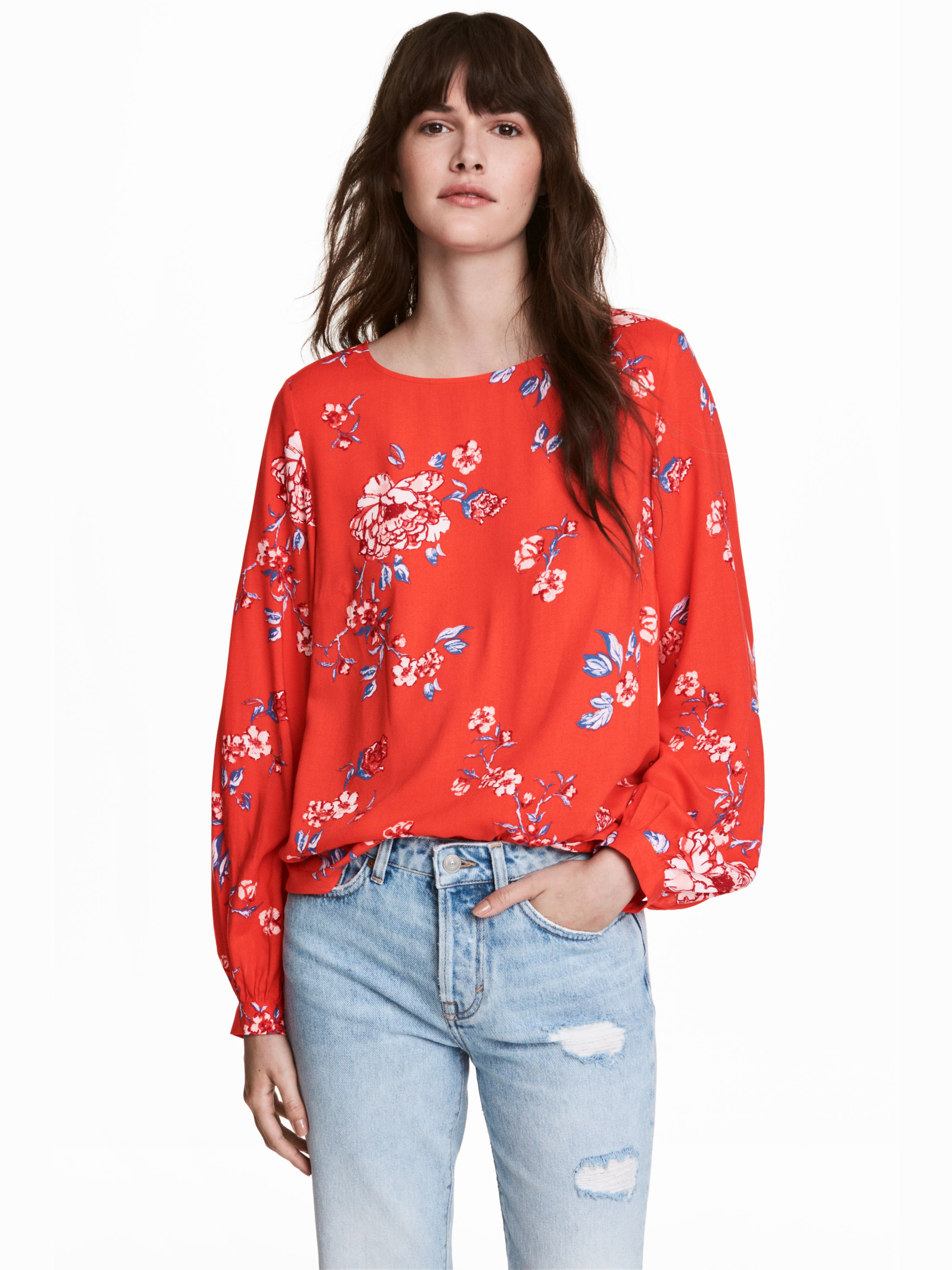 

Блузка H&M 5553676-ACIN 44 Красная