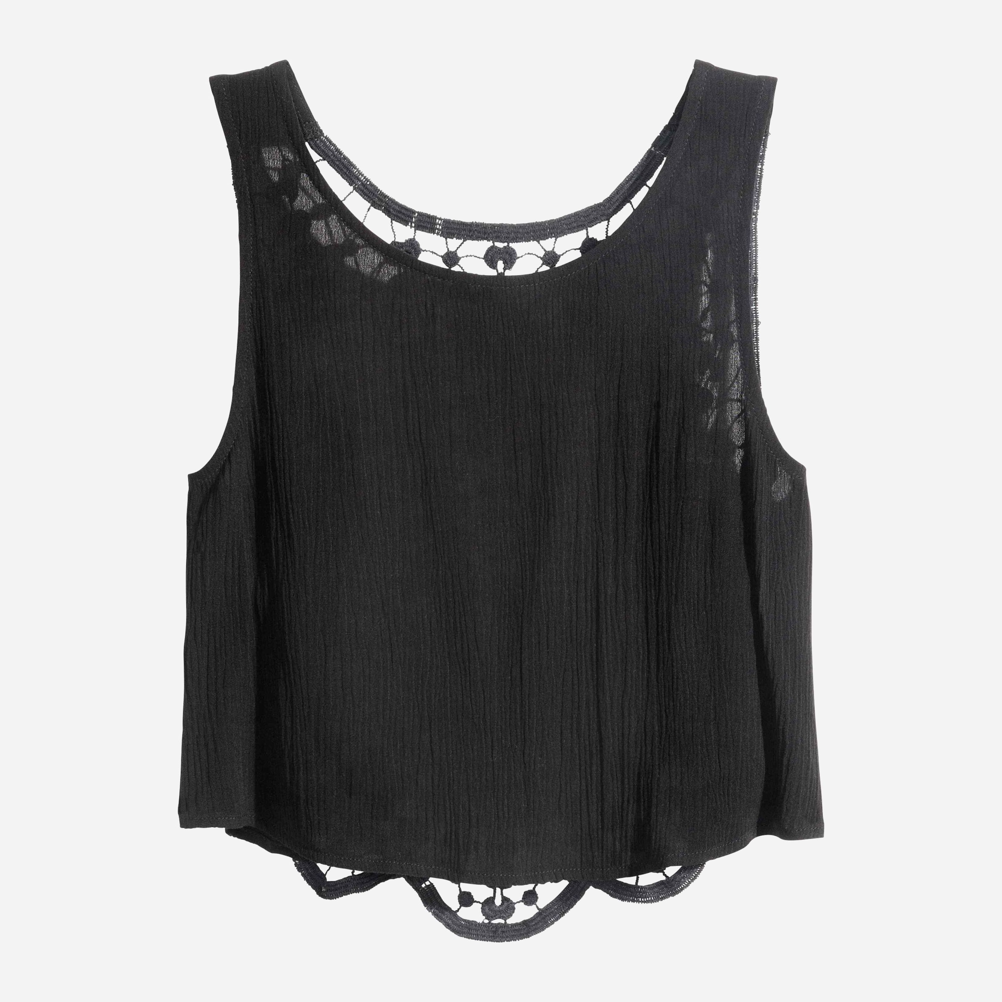 

Топ H&M 3800113-AAAD 42 Черный