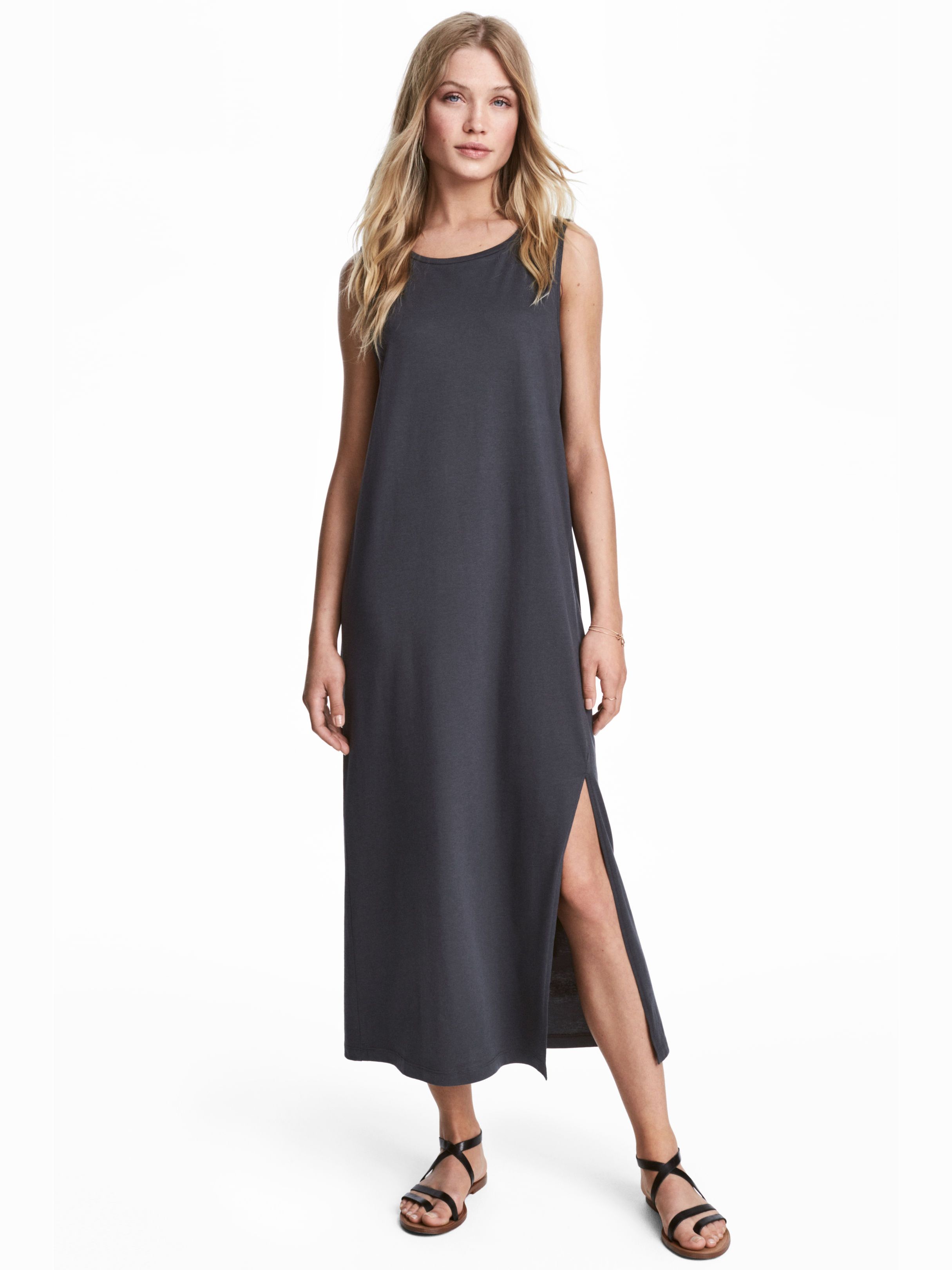 

Платье H&M 5372475-AAQJ M Темно-синее