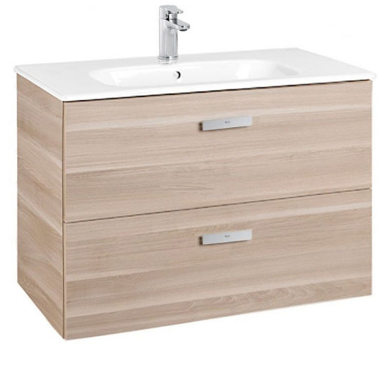 

Тумба ROCA Victoria Basic A855852422 с умывальником 80 cм береза