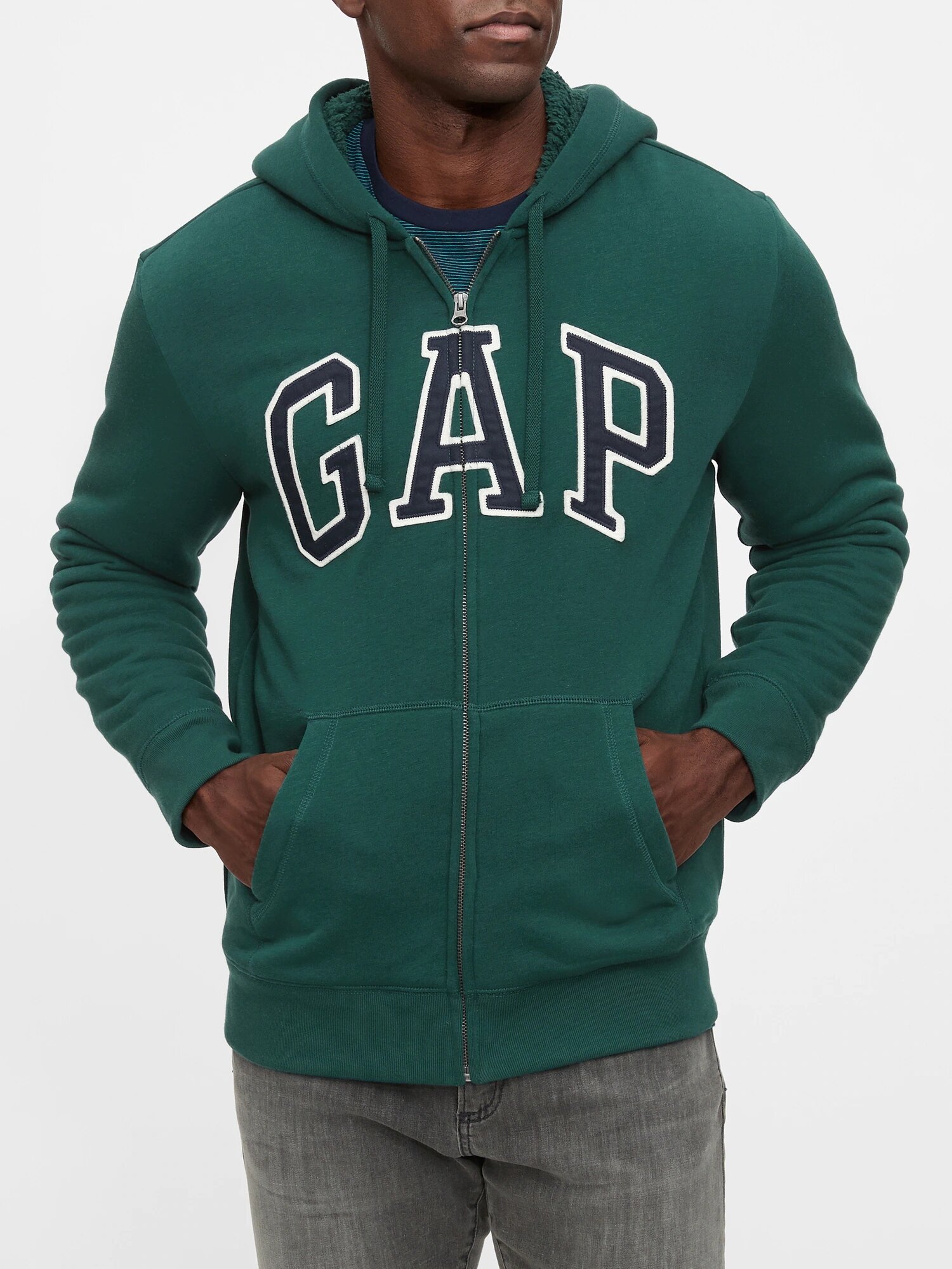 

Мужская толстовка GAP на меху с капюшоном art453328 (Зеленый, размер L)