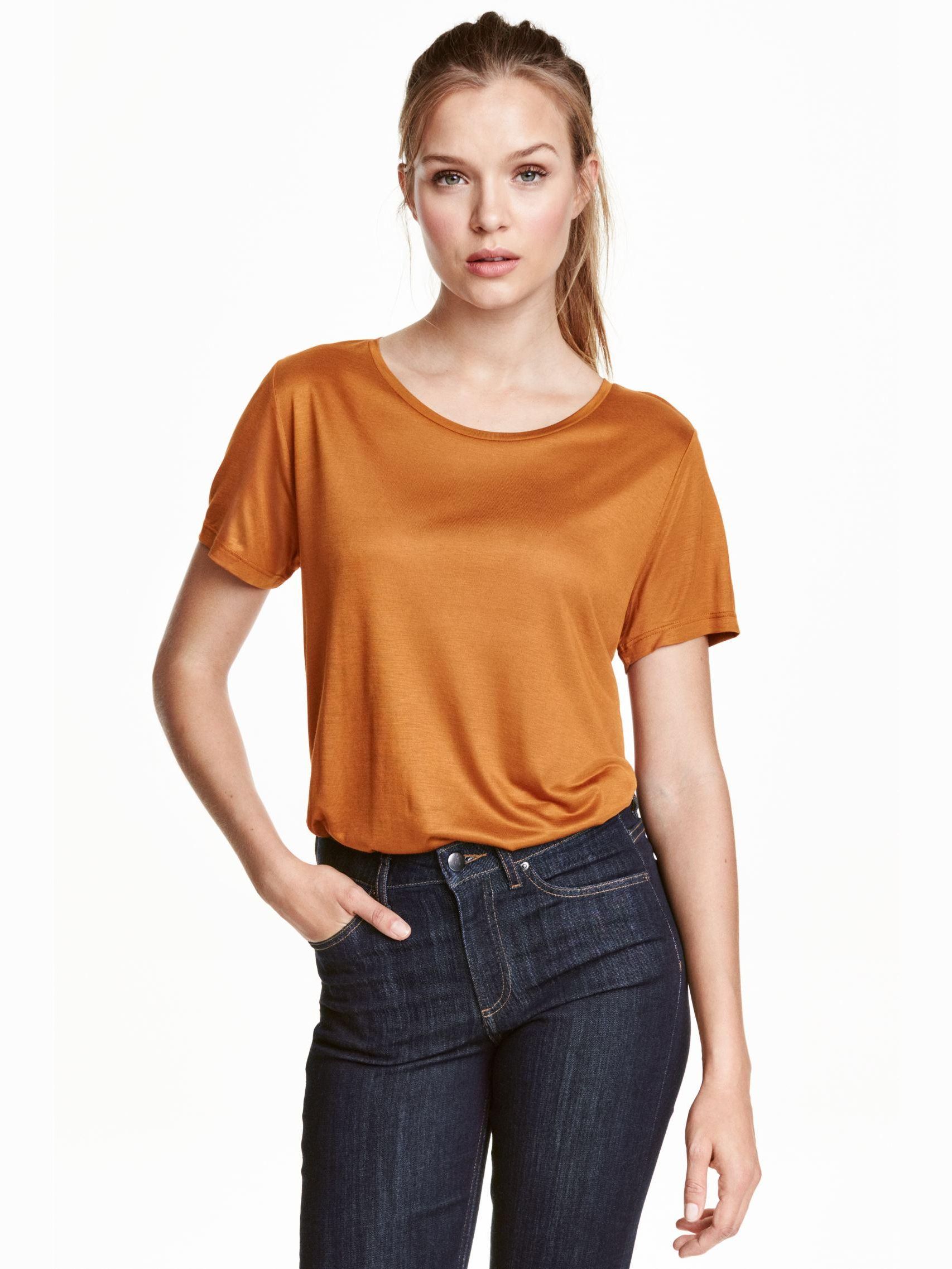 

Футболка H&M 4096374-ACSC S Горчичная