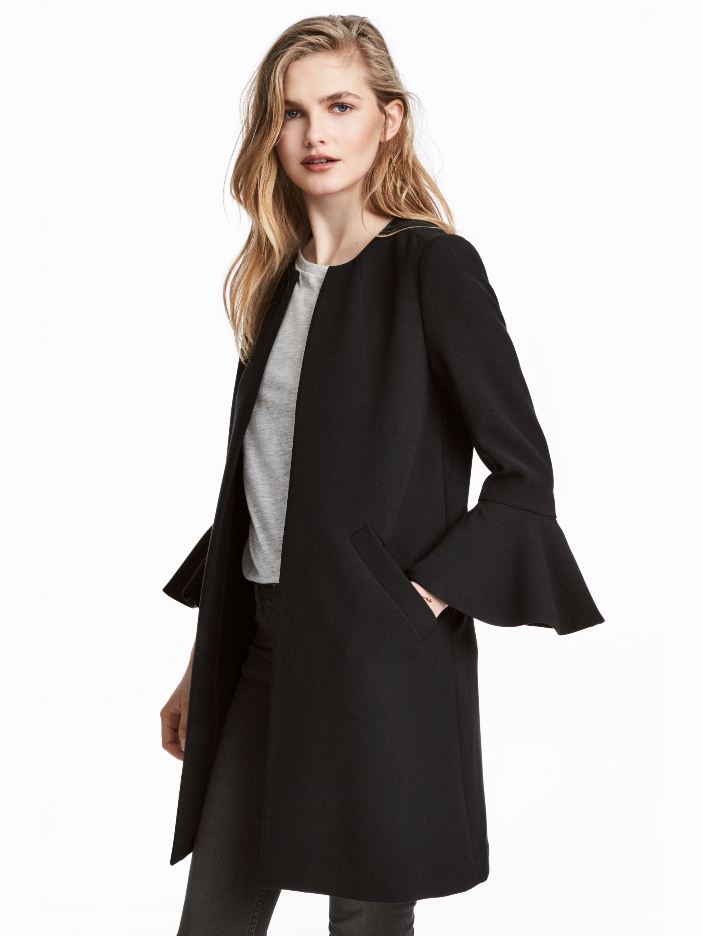

Плащ H&M 5068235-AAAD 36 Черный