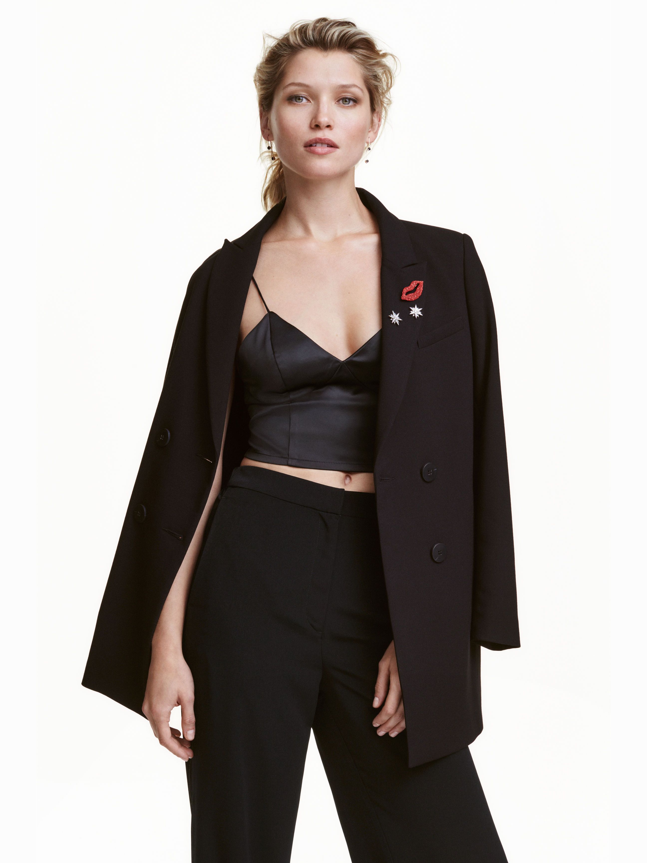 

Топ H&M 4618314-AAAD 46 Черный