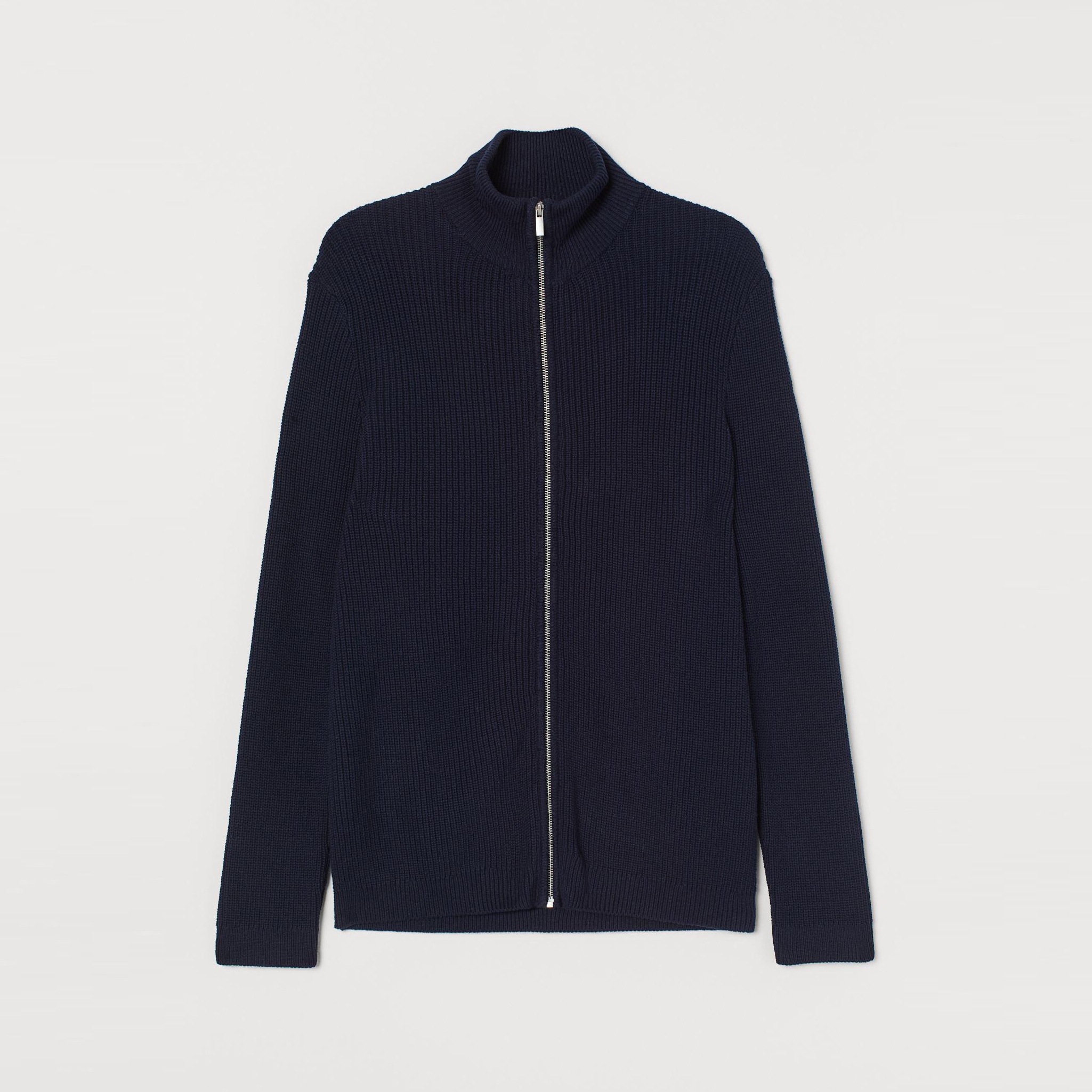 

Кофта H&M 8105101-AAQJ M Темно-синяя