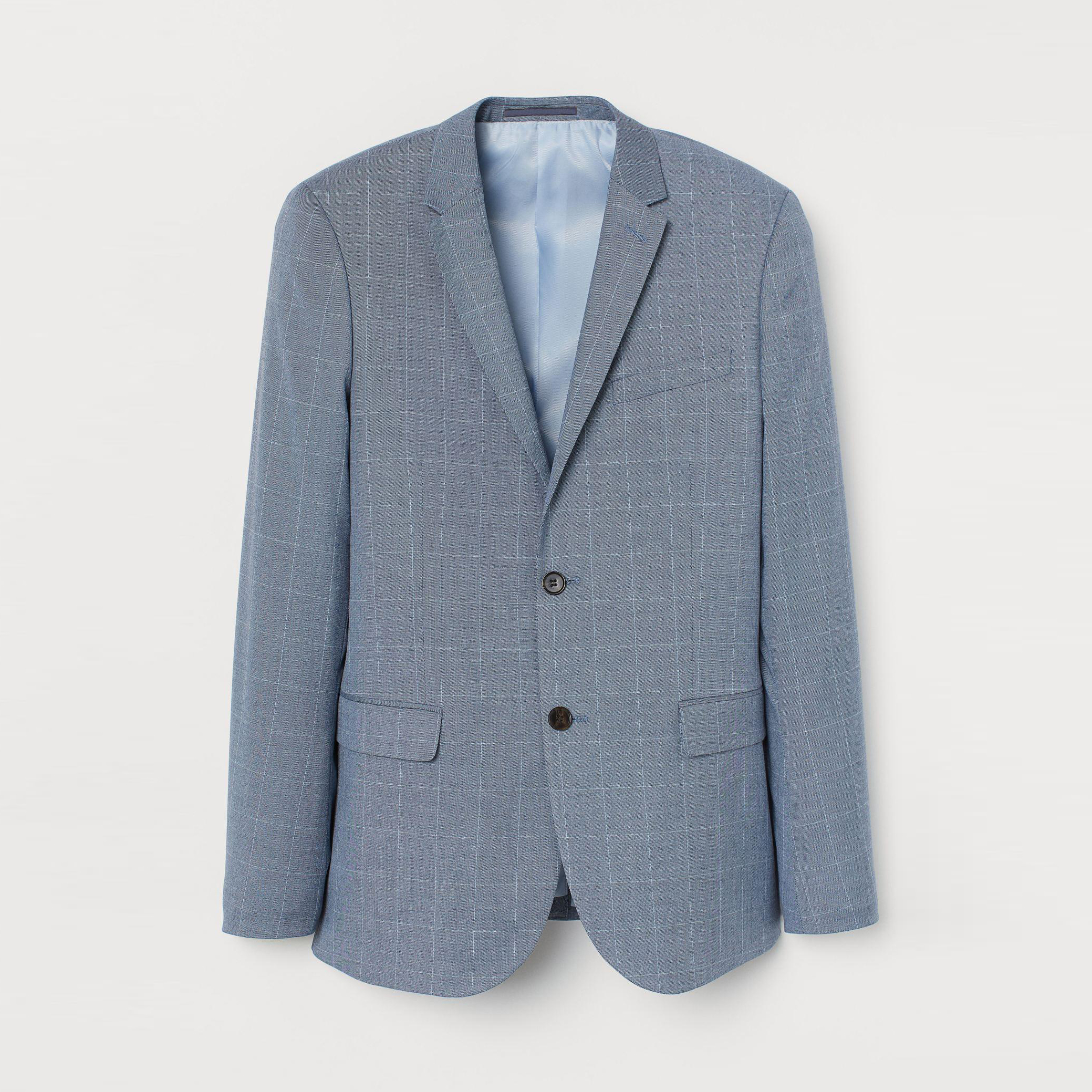 

Пиджак H&M 7795901-ACWX 50 Светло-синий