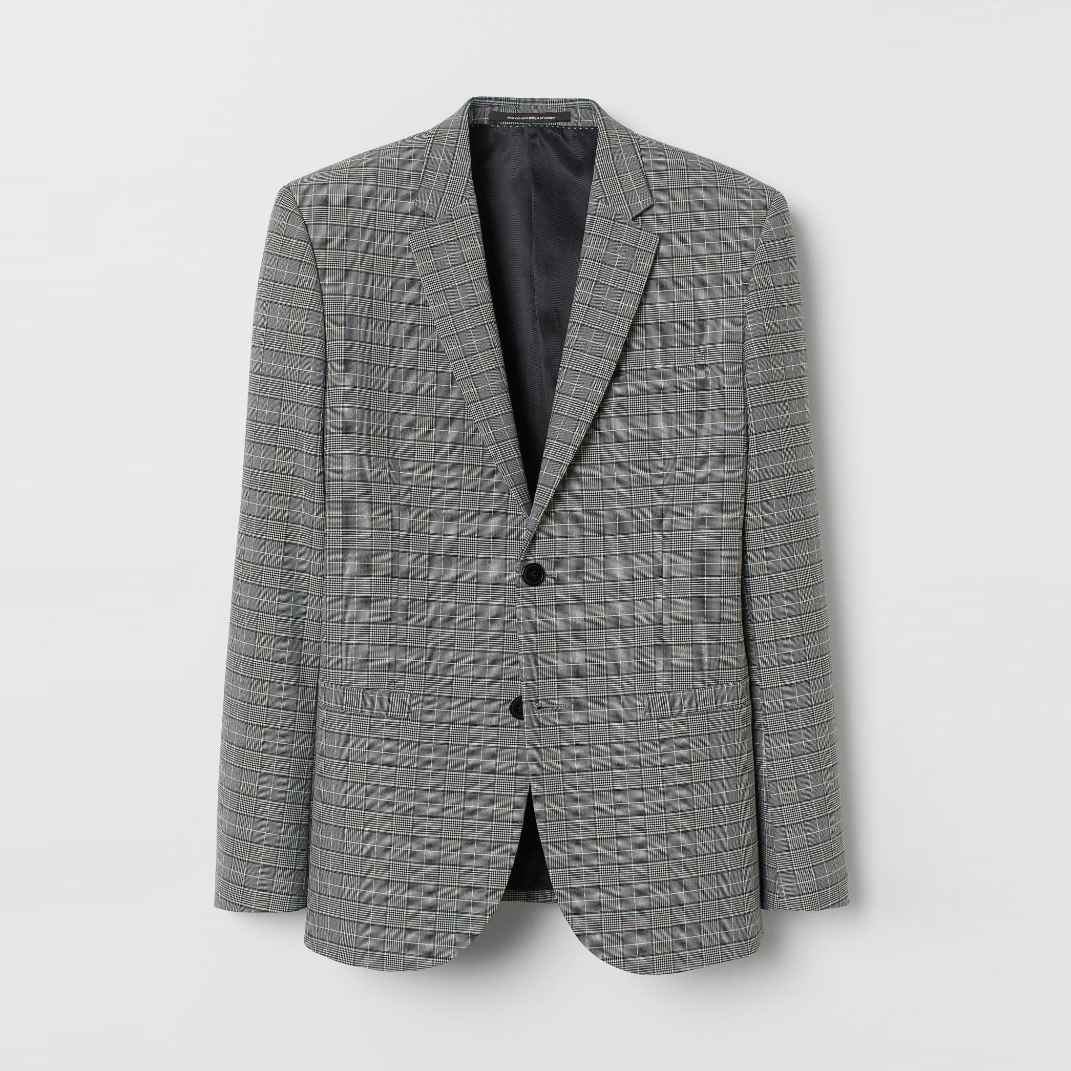 

Пиджак H&M 7682850-ABOU 44 Черный-белый