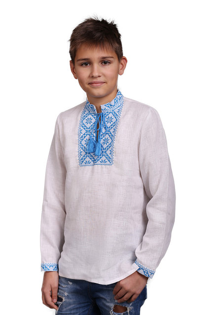 

Вышиванка Narodnyy Butik 2006 синя 134 Белая 2006.1