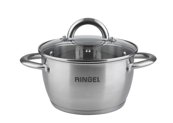

Кастрюля RINGEL Bonn Кастрюля 18 см (2.6л) с крышкой (RG-2003-18)