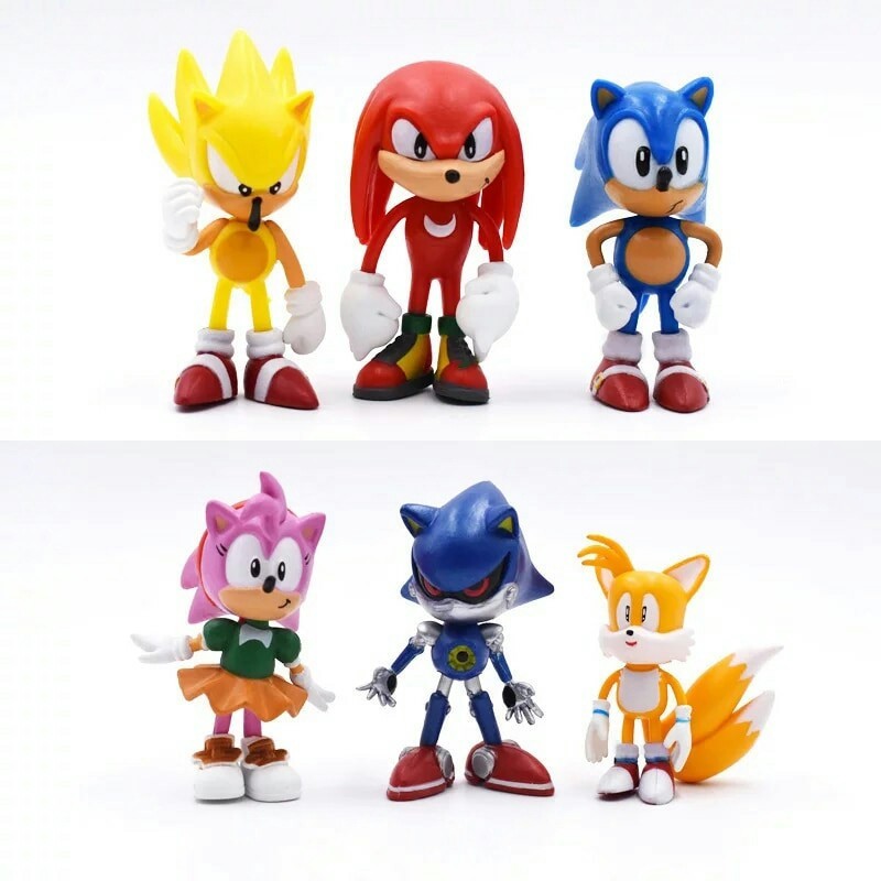 

Игровой набор Super Sonic первое поколения Супер Соник и его друзья (Ежик Super Sonic)