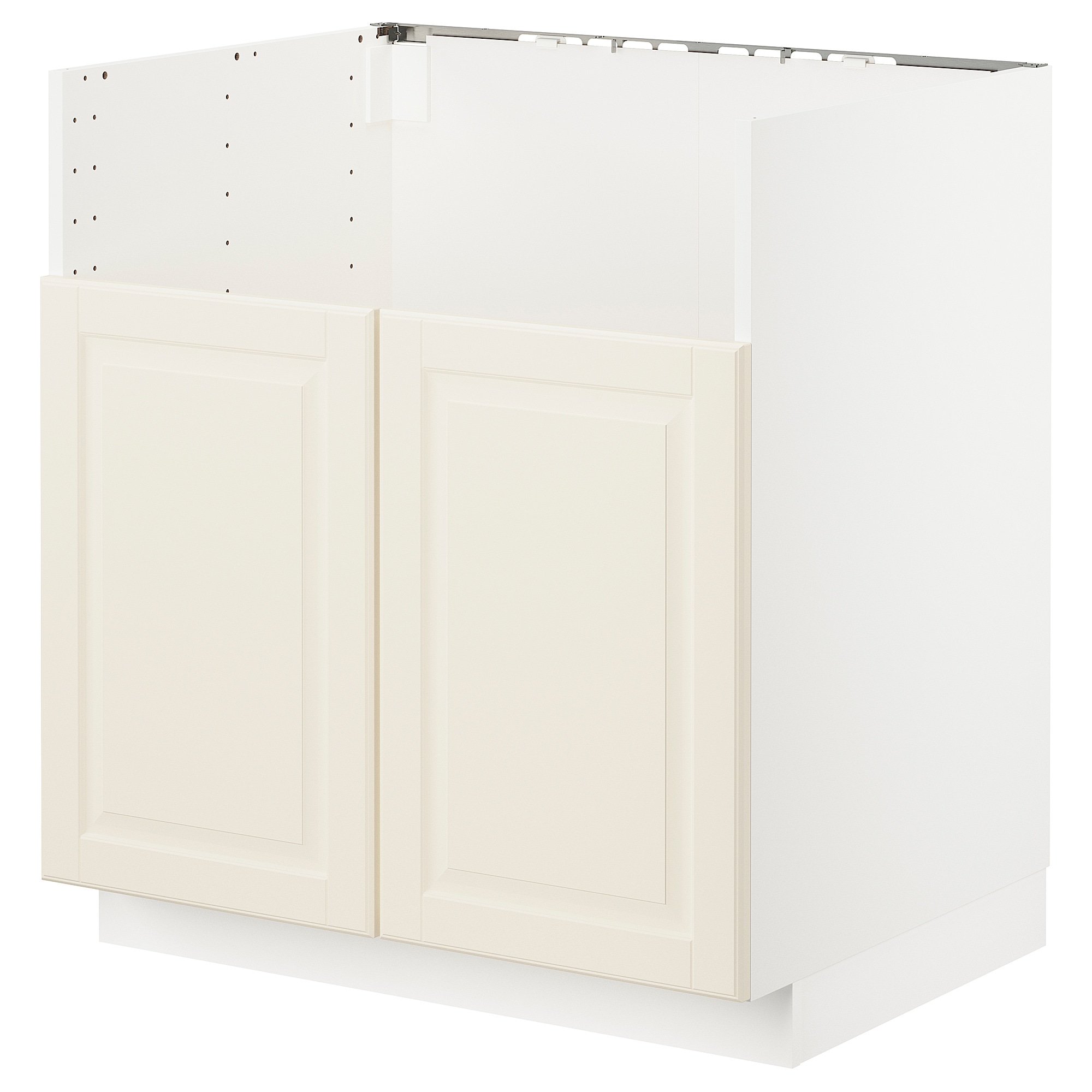 

Шкаф для двойной мойки БРЕДШЁН IKEA МЕТОД будбин белый с оттенком 293.537.32