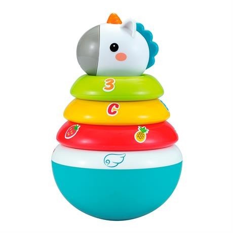 

Пирамидка-неваляшка Hola Toys Единорог