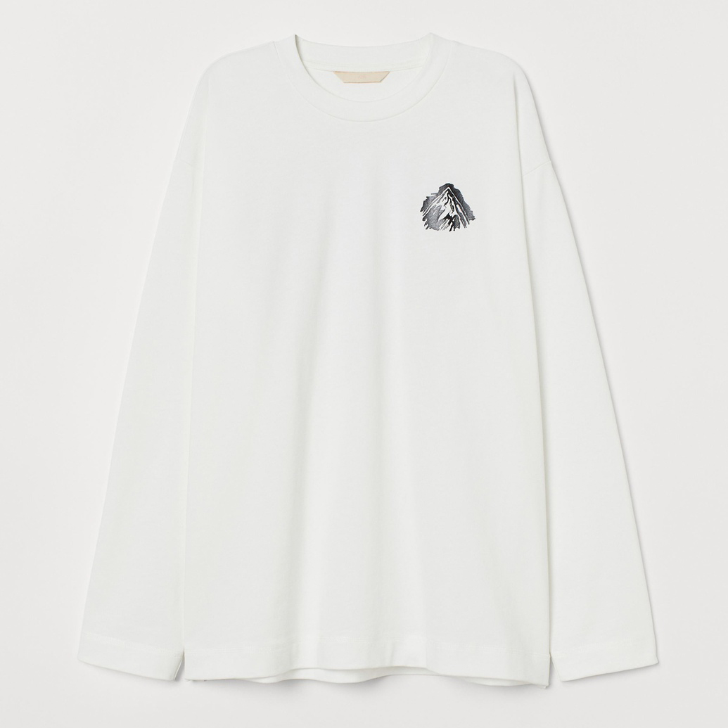 

Лонгслив H&M 849255 XS Белый