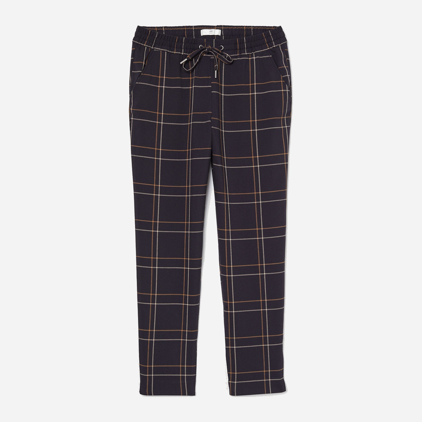 

Брюки H&M 0750423_т.син.беж.полос. 38 Темно-синие