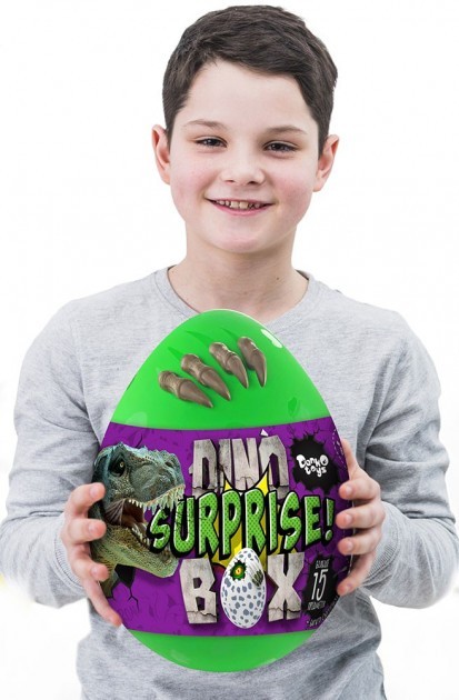 

Набор для творчества Dino surprise box Danko Toys Яйцо сюрприз с динозавром DSB-01-01U укр, 29 см