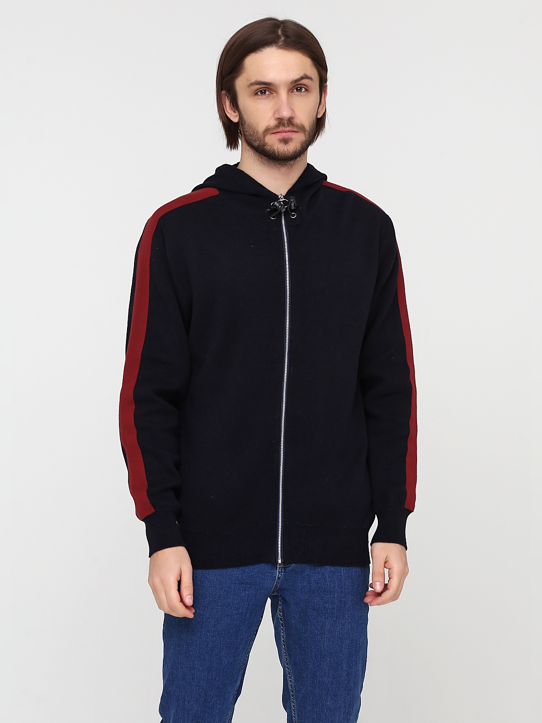 

Кофта No Brand 25-0871 XL Темно-синяя
