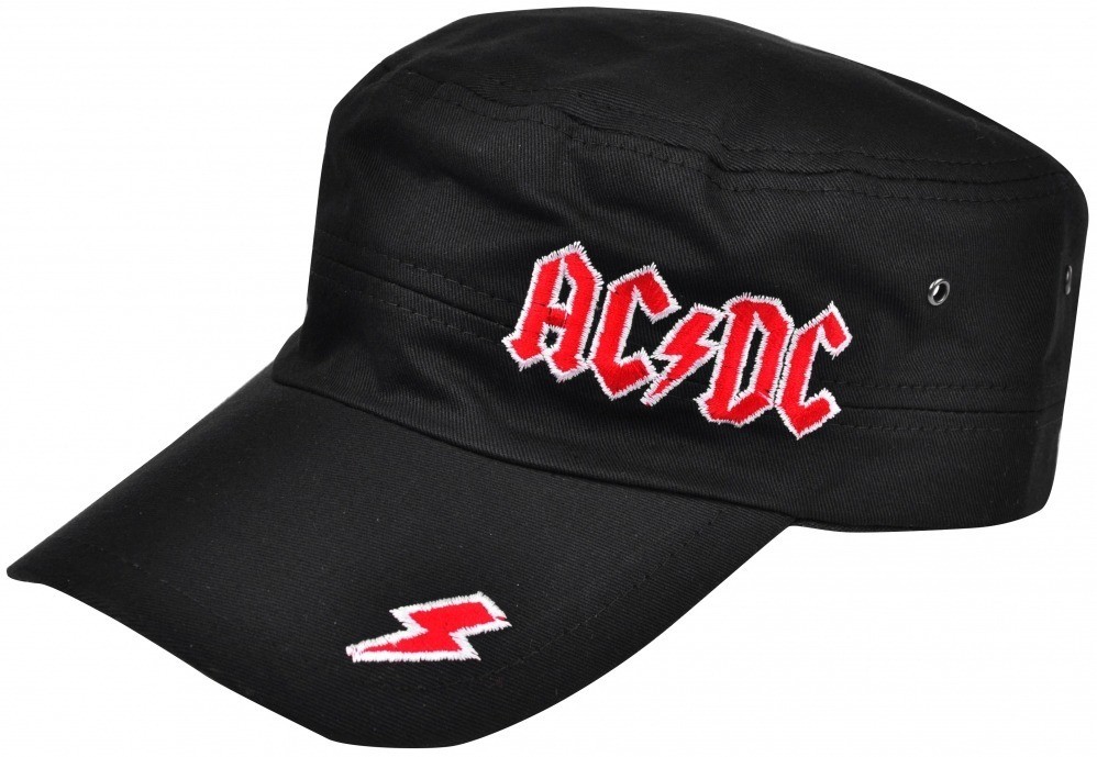 

Кепка AC/DC Neformal красное лого, черная