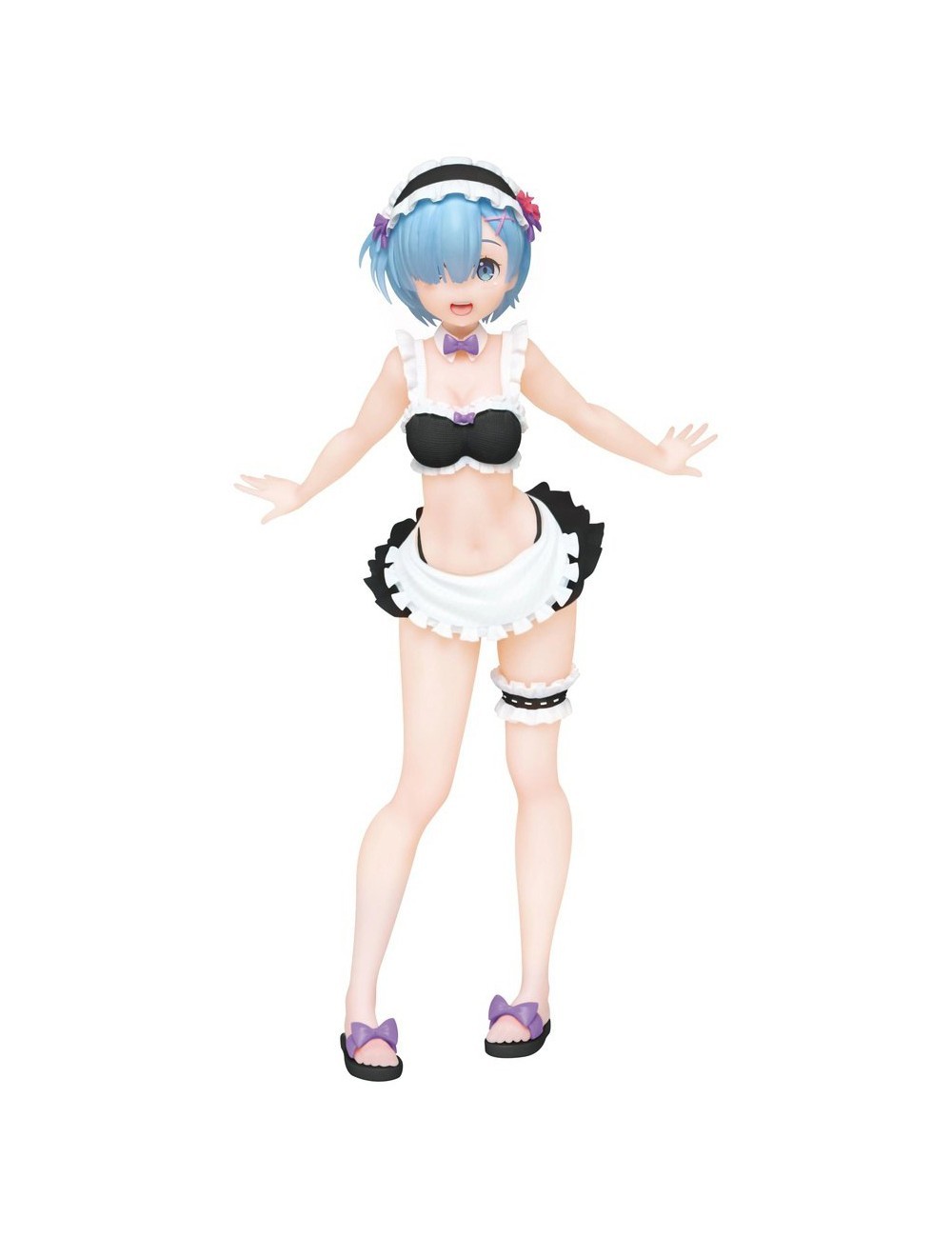 

Коллекционная аниме-фигурка Taito - Rem, Maid Swimsuit renewal (black), 21 см