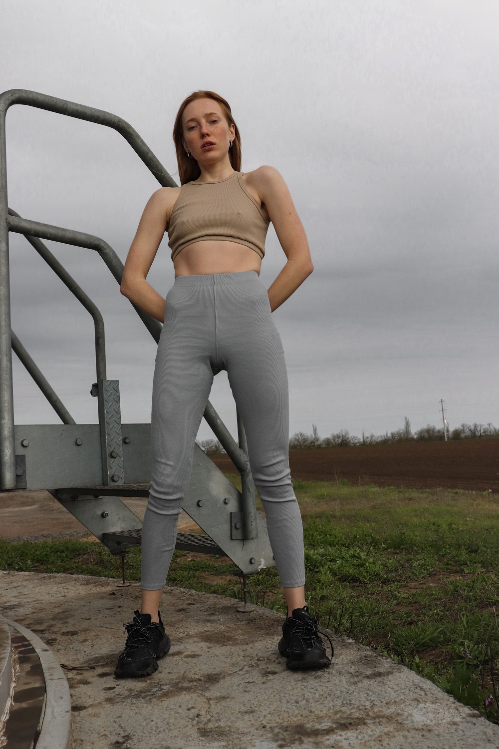 

Лосины SKRIPKA «Rubber» серые S S336