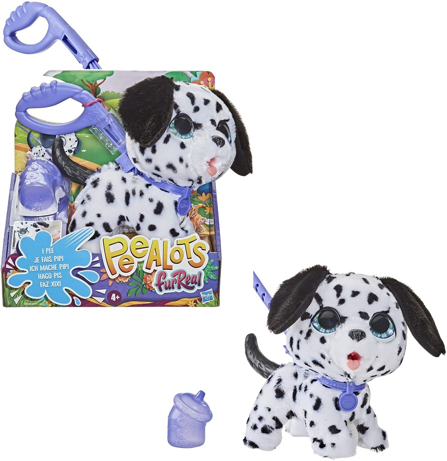 

Интерактивная игрушка Hasbro Щенок далматинец на поводке FurReal Friends Peealots Big Wags Dog (E8948)