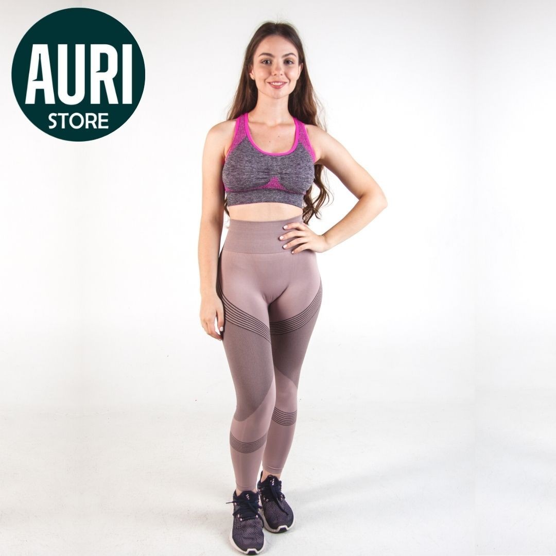 

Спортивные леггинсы LogiFit Grey Fit Бежевые M
