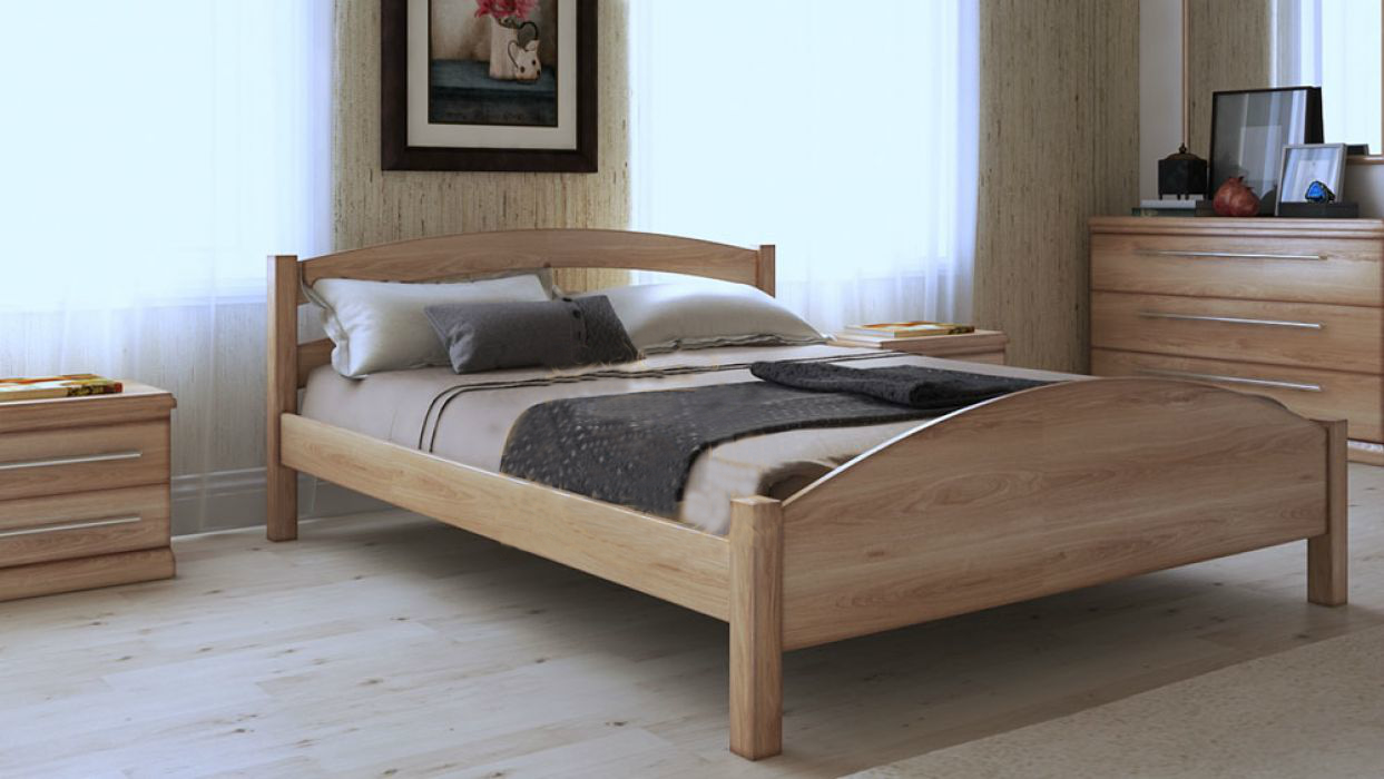 

Кровать ARTmebli Вероника 180х200 К1 натуральный дуб