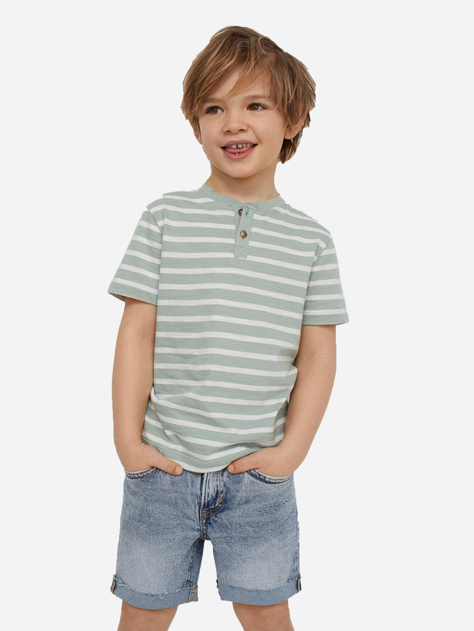 

Шорты джинсовые H&M 8330061-ACWX 110 см Светло-синие